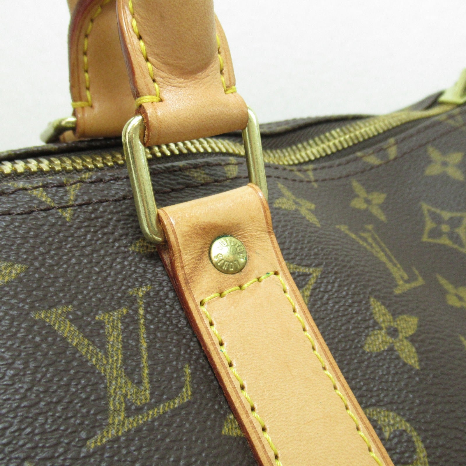 LOUIS VUITTON Monogram Keepall 50手挽袋/旅行袋啡色