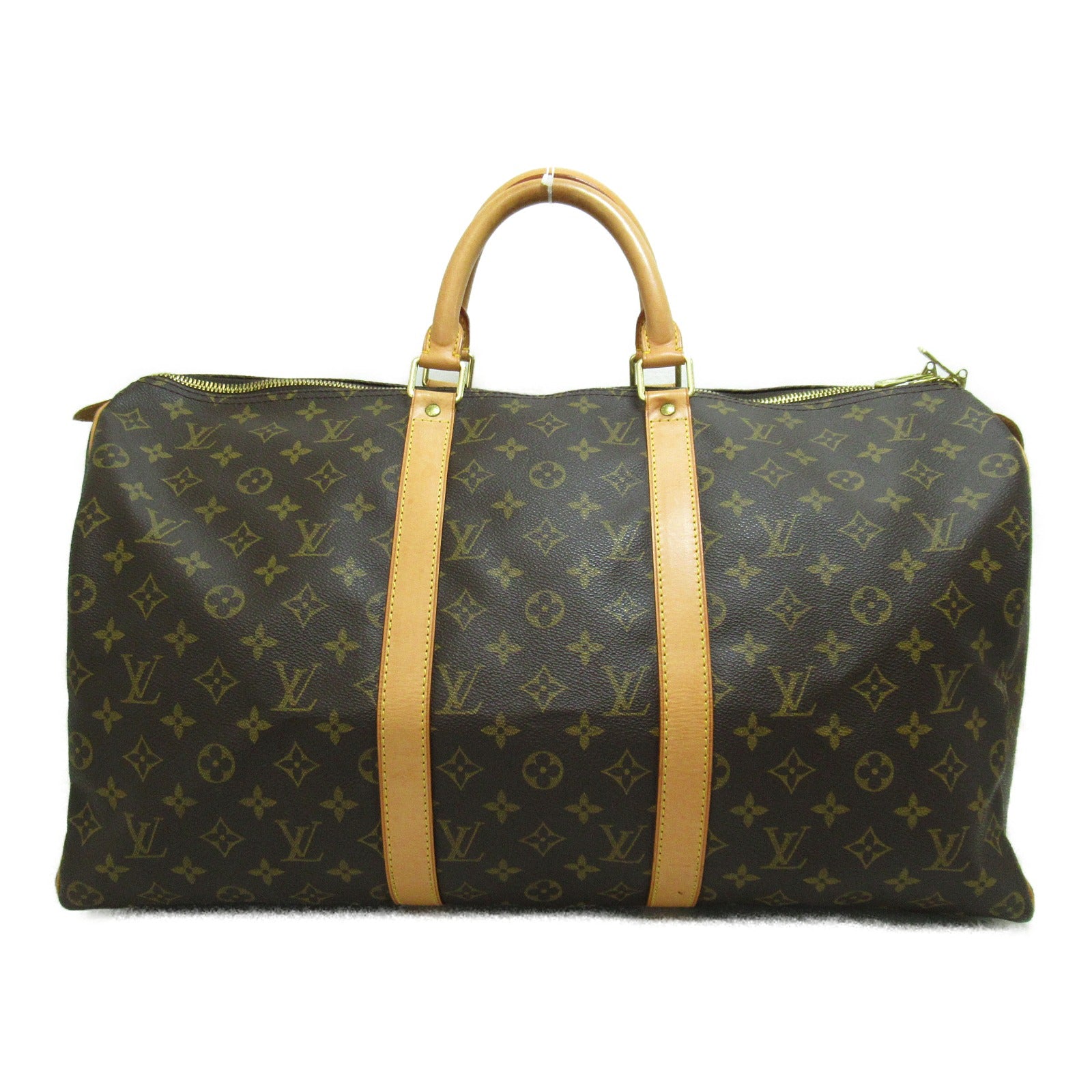 LOUIS VUITTON Monogram Keepall 50手挽袋/旅行袋啡色