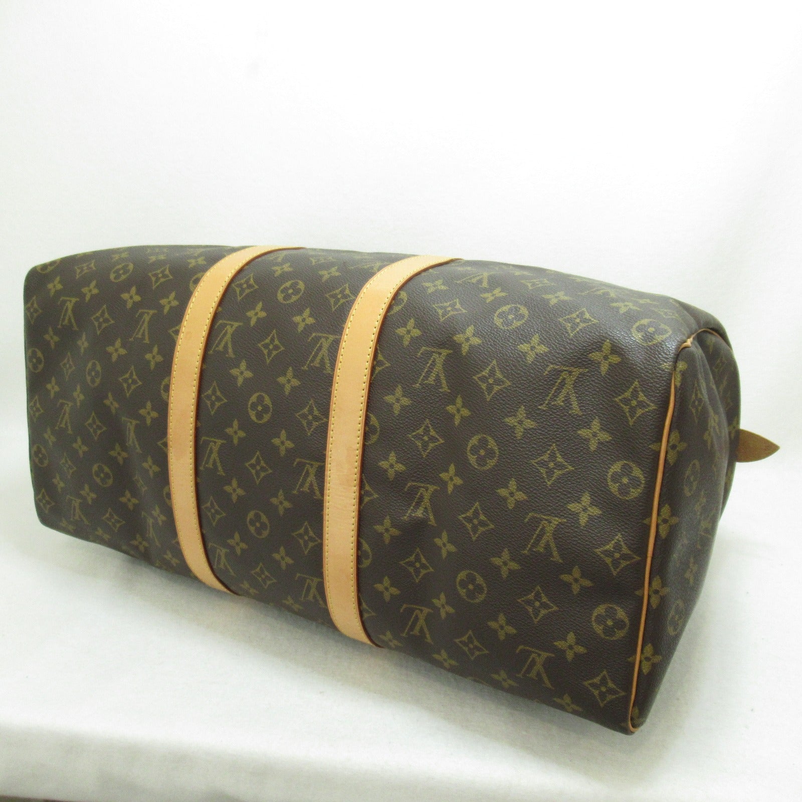 LOUIS VUITTON Monogram Keepall 50手挽袋/旅行袋啡色