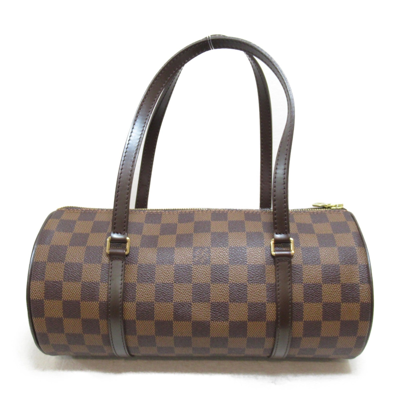 LOUIS VUITTON Damier Papillon 30手挽袋啡色