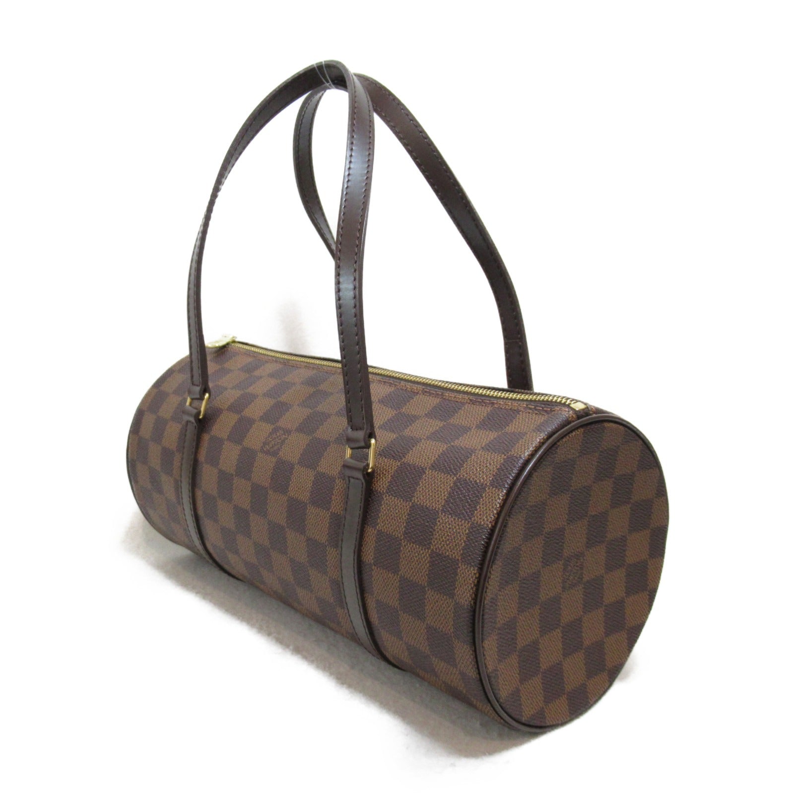 LOUIS VUITTON Damier Papillon 30手挽袋啡色