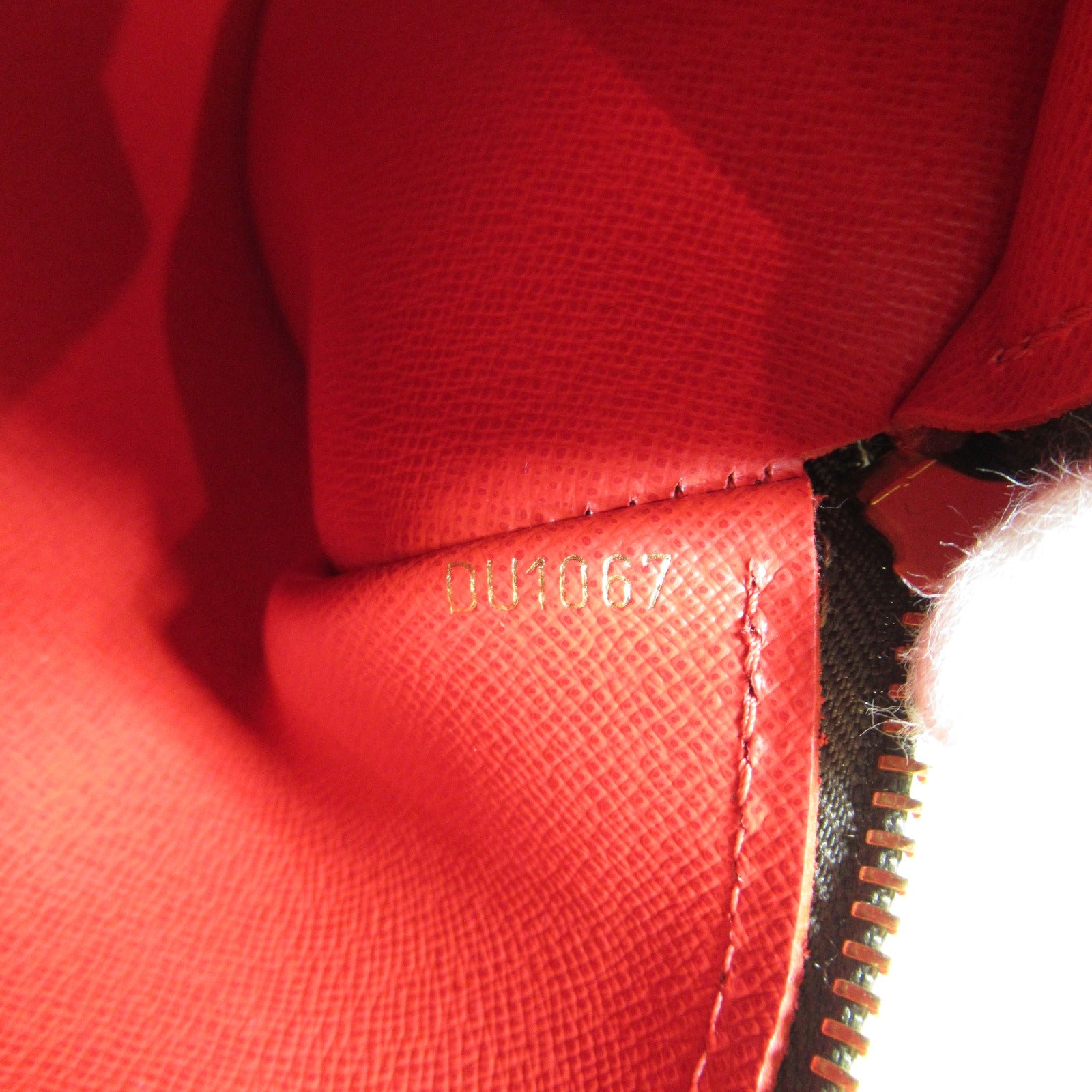 LOUIS VUITTON Damier Papillon 30手挽袋啡色