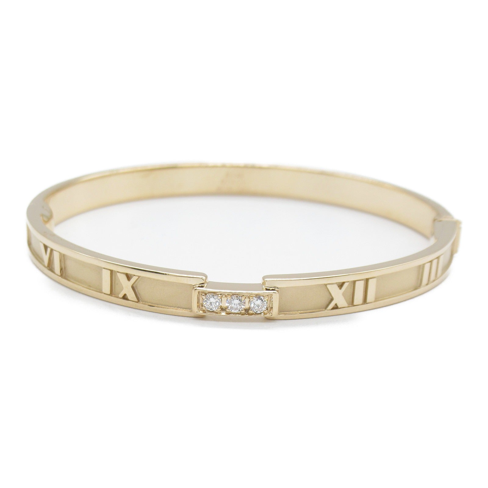 TIFFANY＆CO 18K玫瑰金Atlas Diamond Bracelet鑽石手鐲