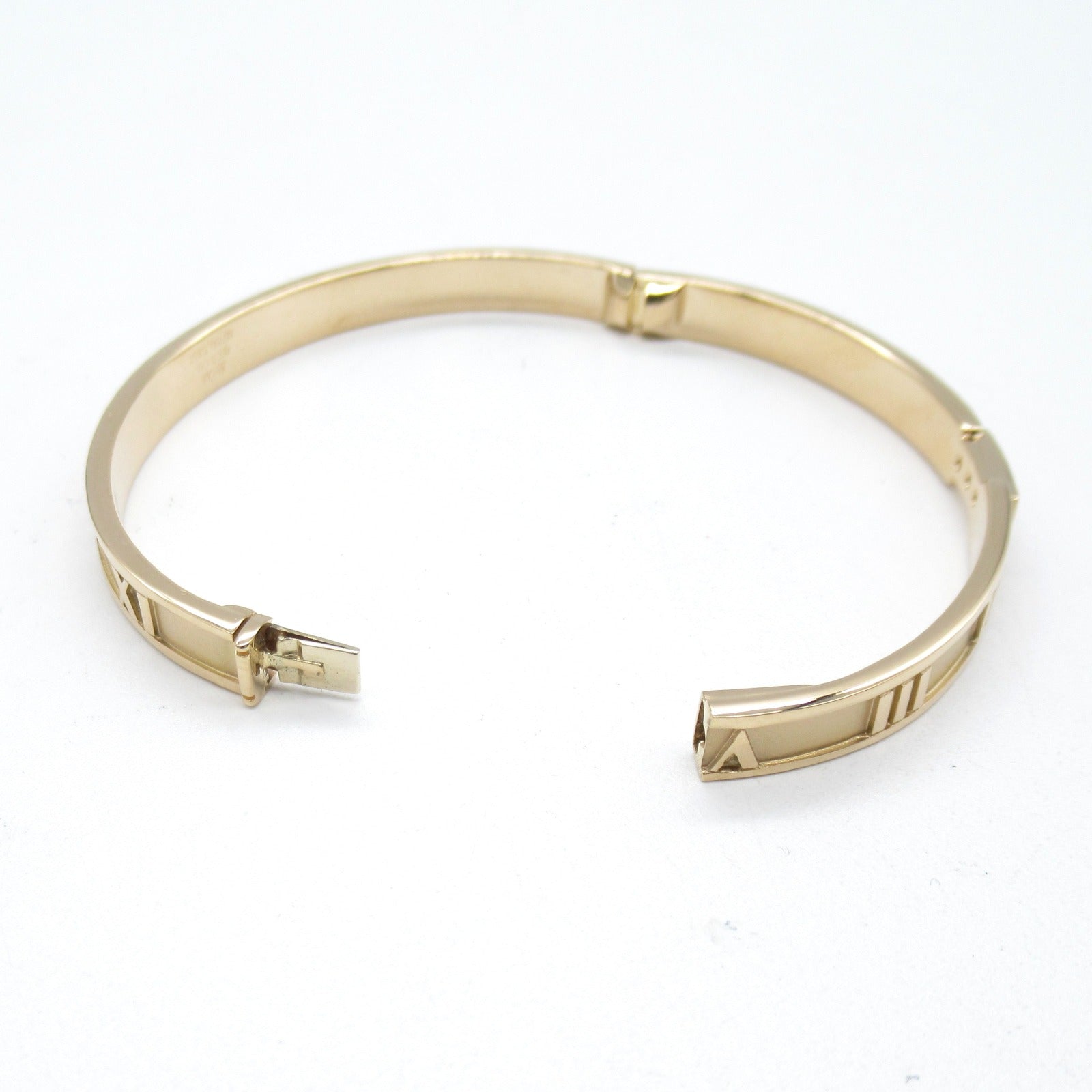 TIFFANY＆CO 18K玫瑰金Atlas Diamond Bracelet鑽石手鐲