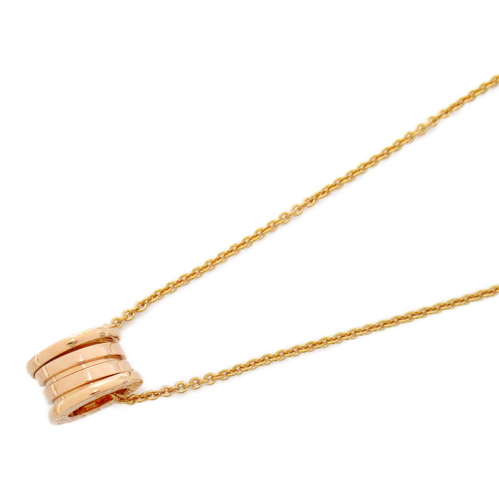 BVLGARI 18K玫瑰金B.zero1 Necklace項鍊