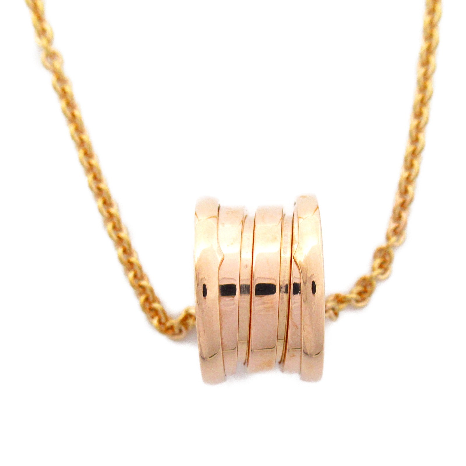 BVLGARI 18K玫瑰金B.zero1 Necklace項鍊