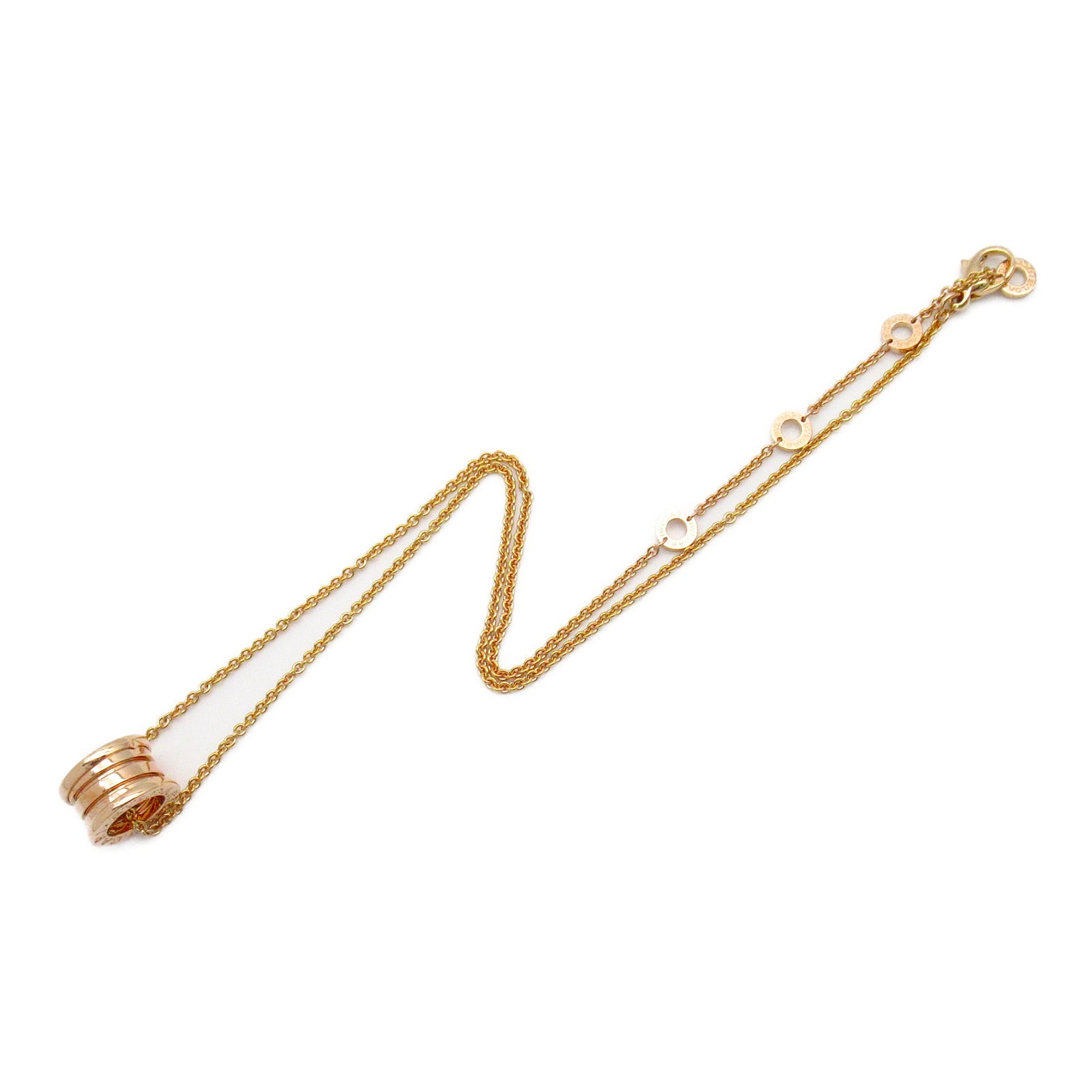 BVLGARI 18K玫瑰金B.zero1 Necklace項鍊