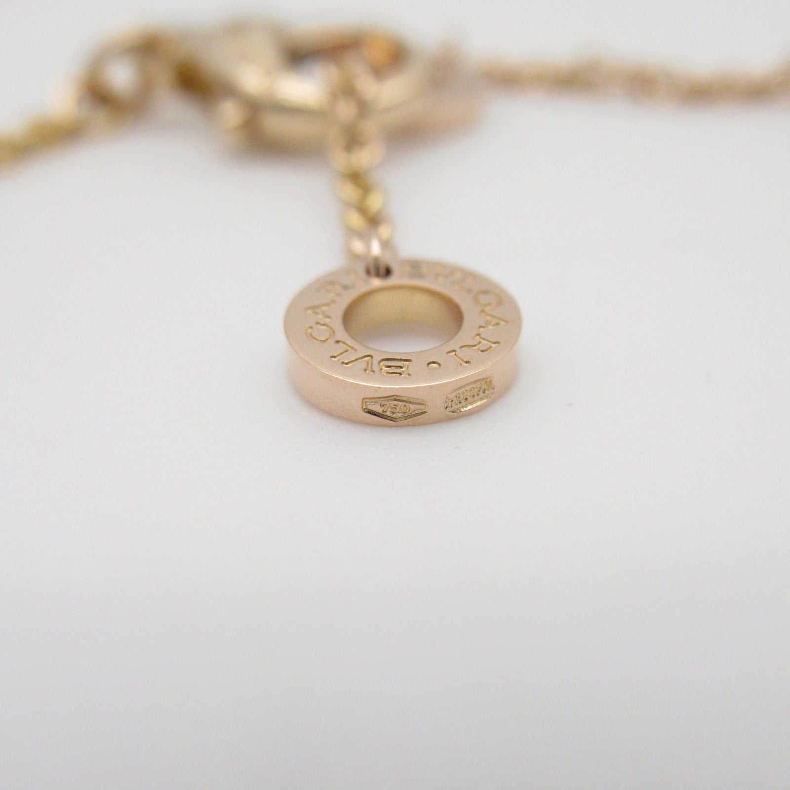 BVLGARI 18K玫瑰金B.zero1 Necklace項鍊