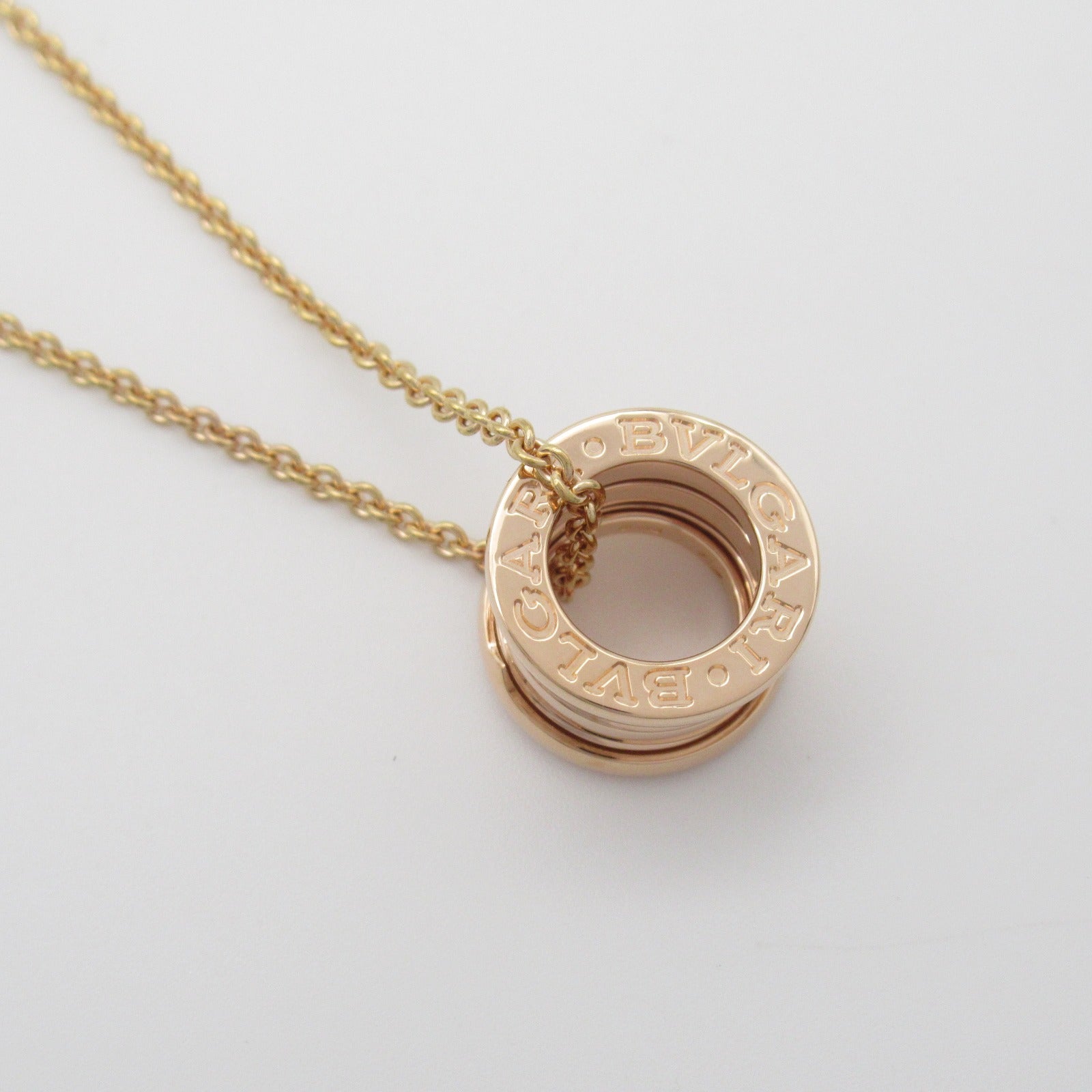 BVLGARI 18K玫瑰金B.zero1 Necklace項鍊