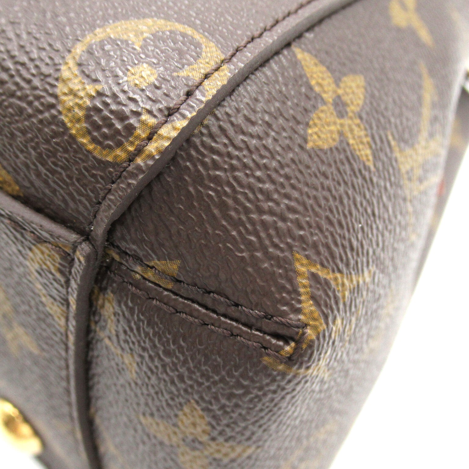 LOUIS VUITTON Monogram Montaigne BB手挽肩背兩用袋啡色