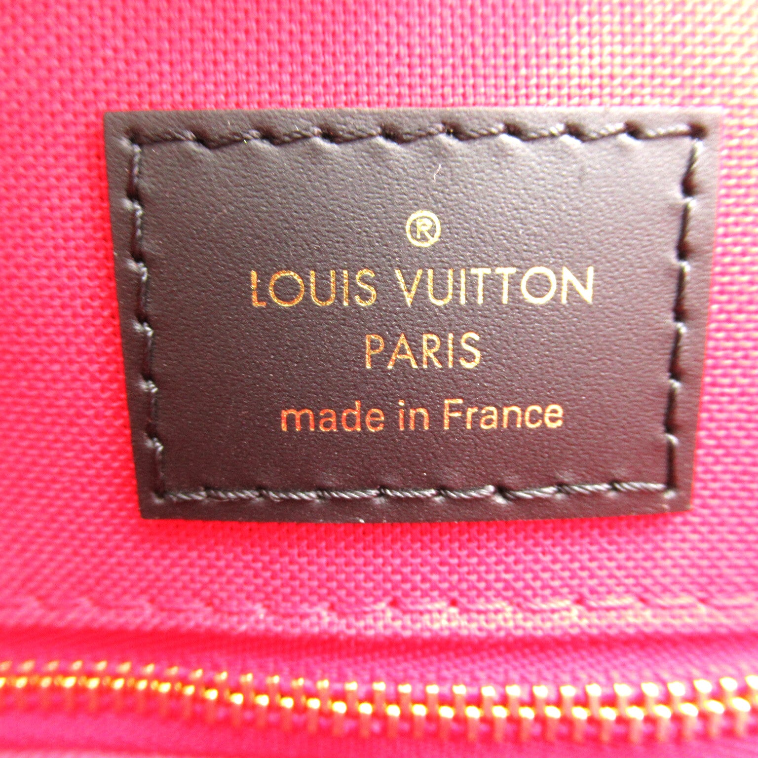 LOUIS VUITTON Monogram Reverse On the Go手挽肩背兩用袋啡色
