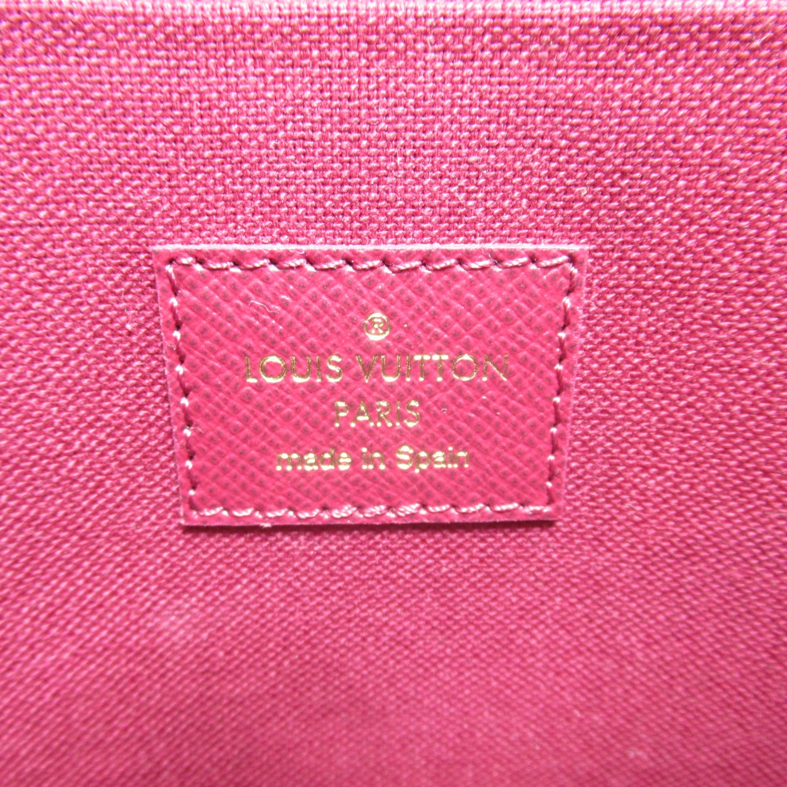 LOUIS VUITTON Monogram Felicie Pochette金扣鏈帶肩背袋啡色