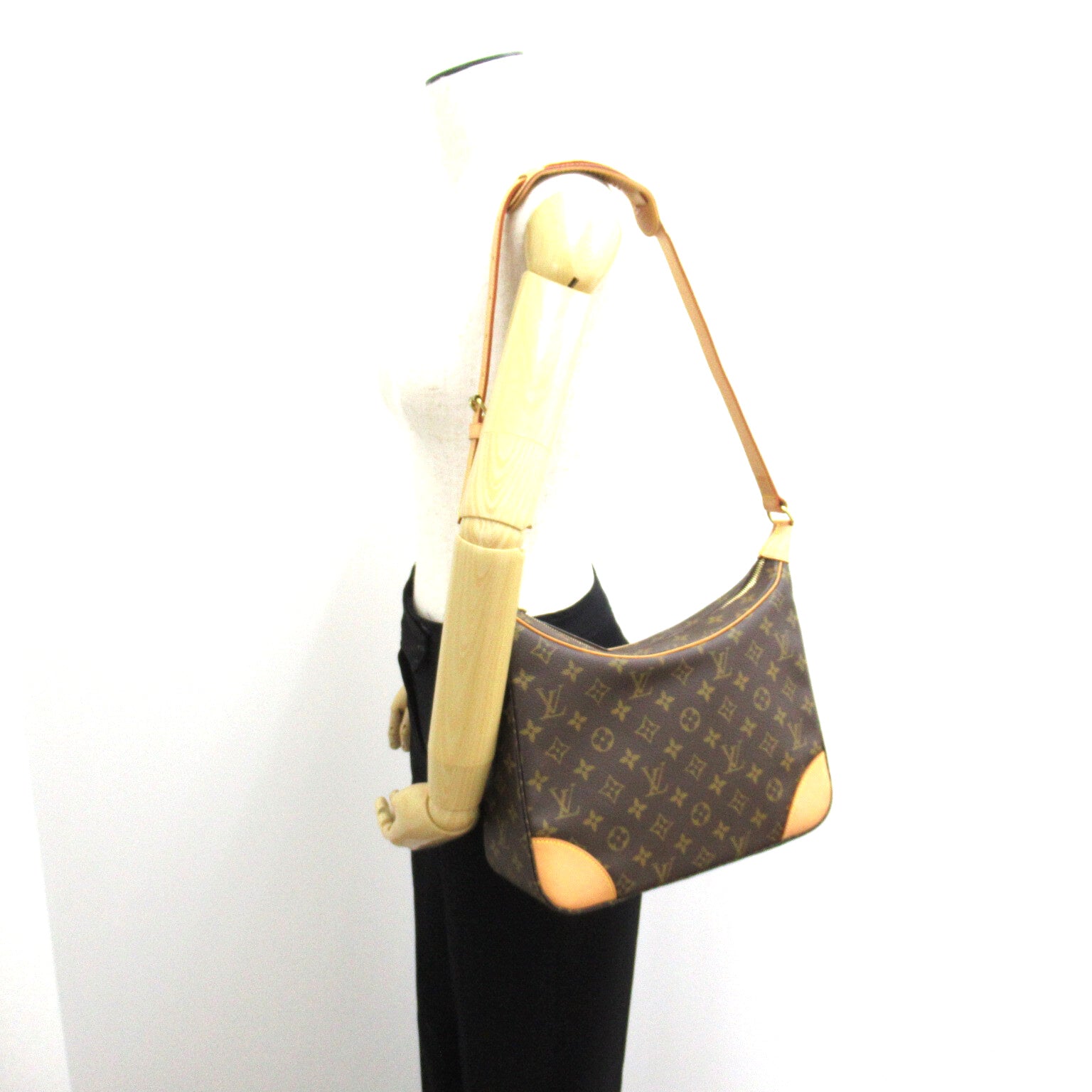 LOUIS VUITTON Monogram Boulogne肩背袋啡色