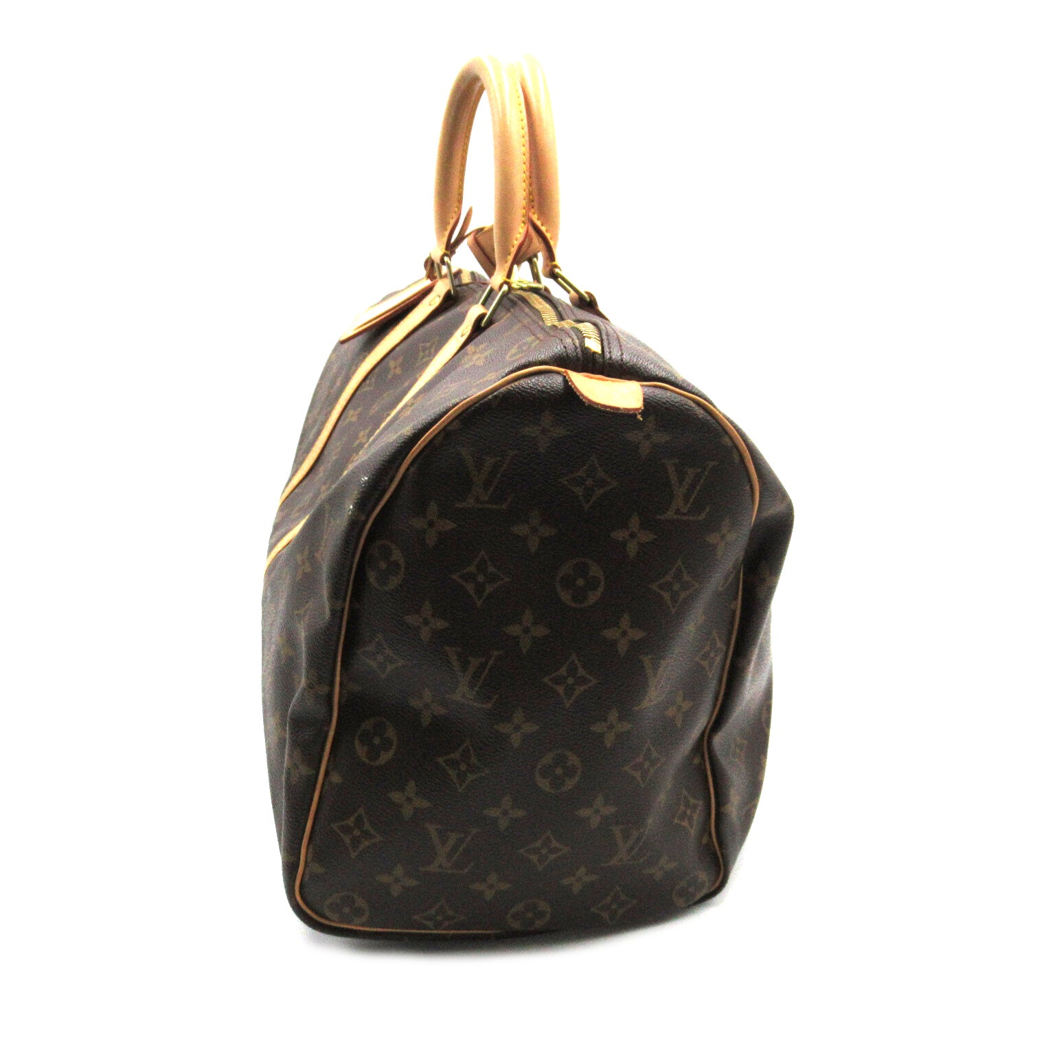 LOUIS VUITTON Monogram Keepall 45手挽肩背兩用袋啡色
