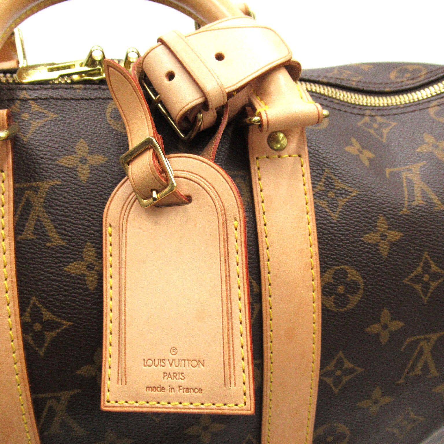 LOUIS VUITTON Monogram Keepall 45手挽肩背兩用袋啡色