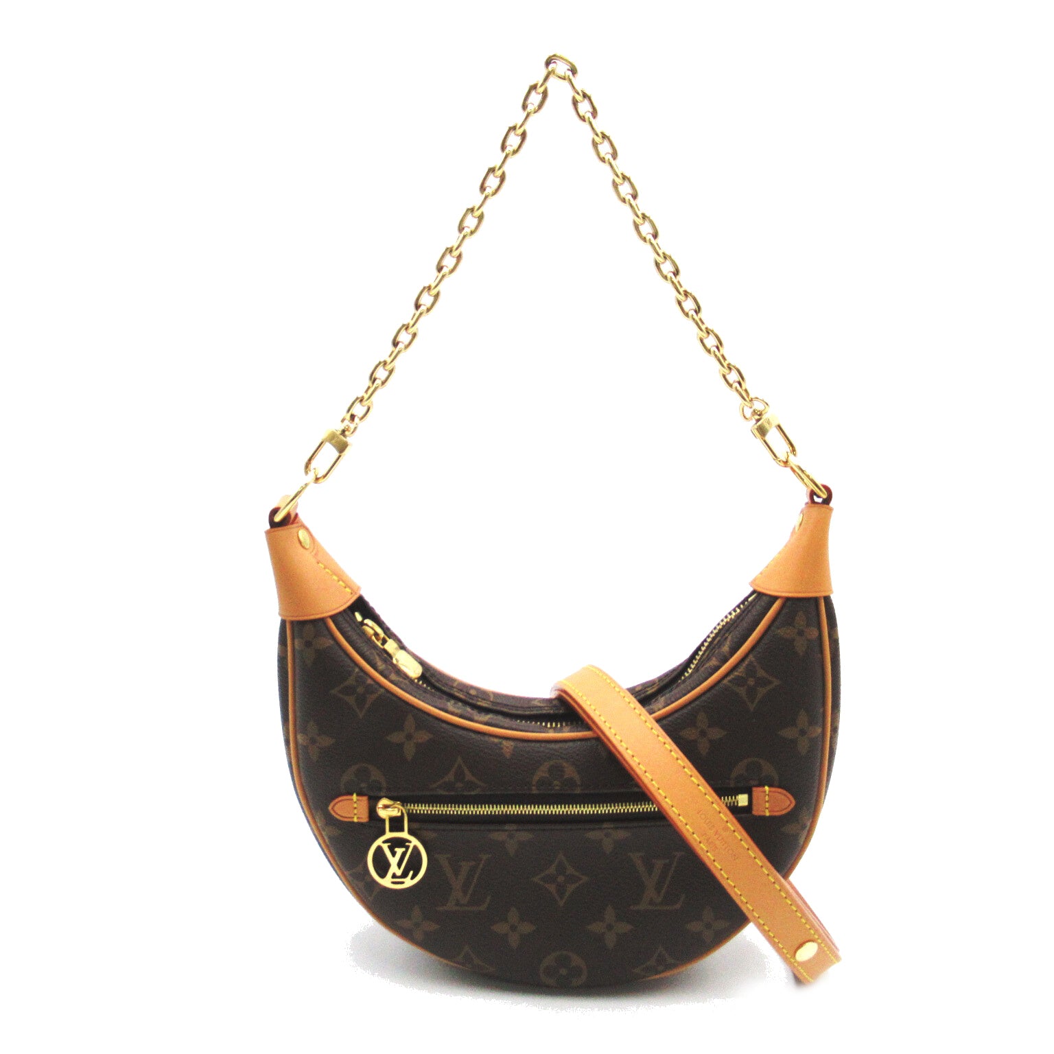 LOUIS VUITTON Monogram Loop手挽肩背兩用袋啡色