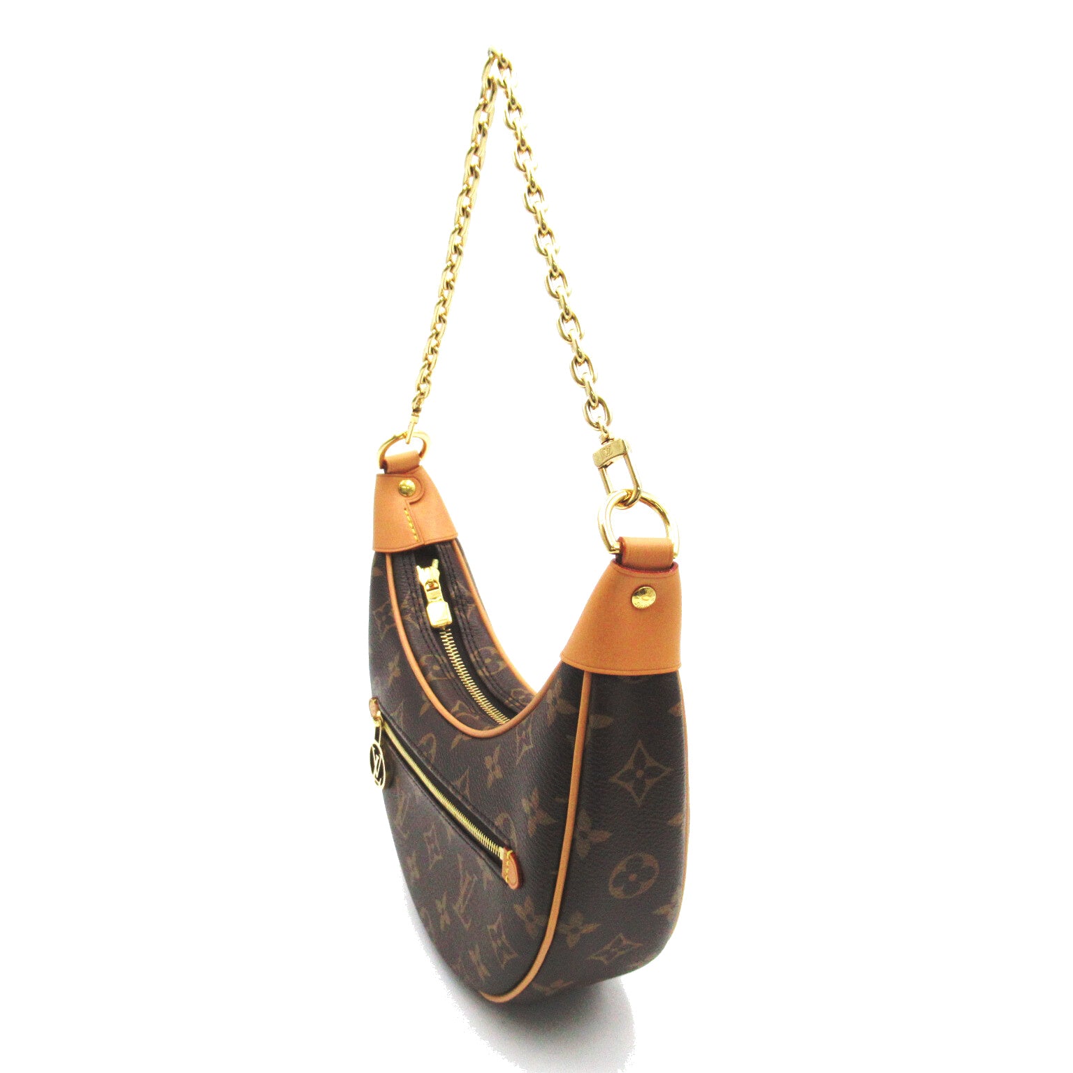 LOUIS VUITTON Monogram Loop手挽肩背兩用袋啡色