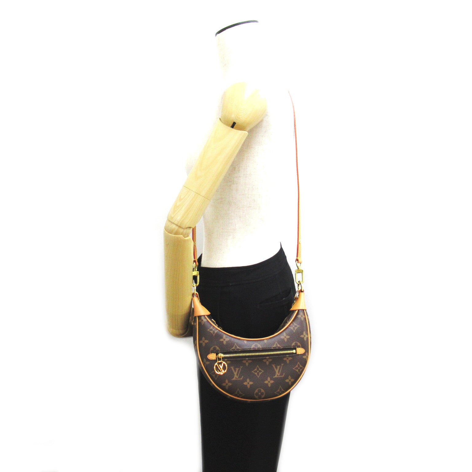 LOUIS VUITTON Monogram Loop手挽肩背兩用袋啡色