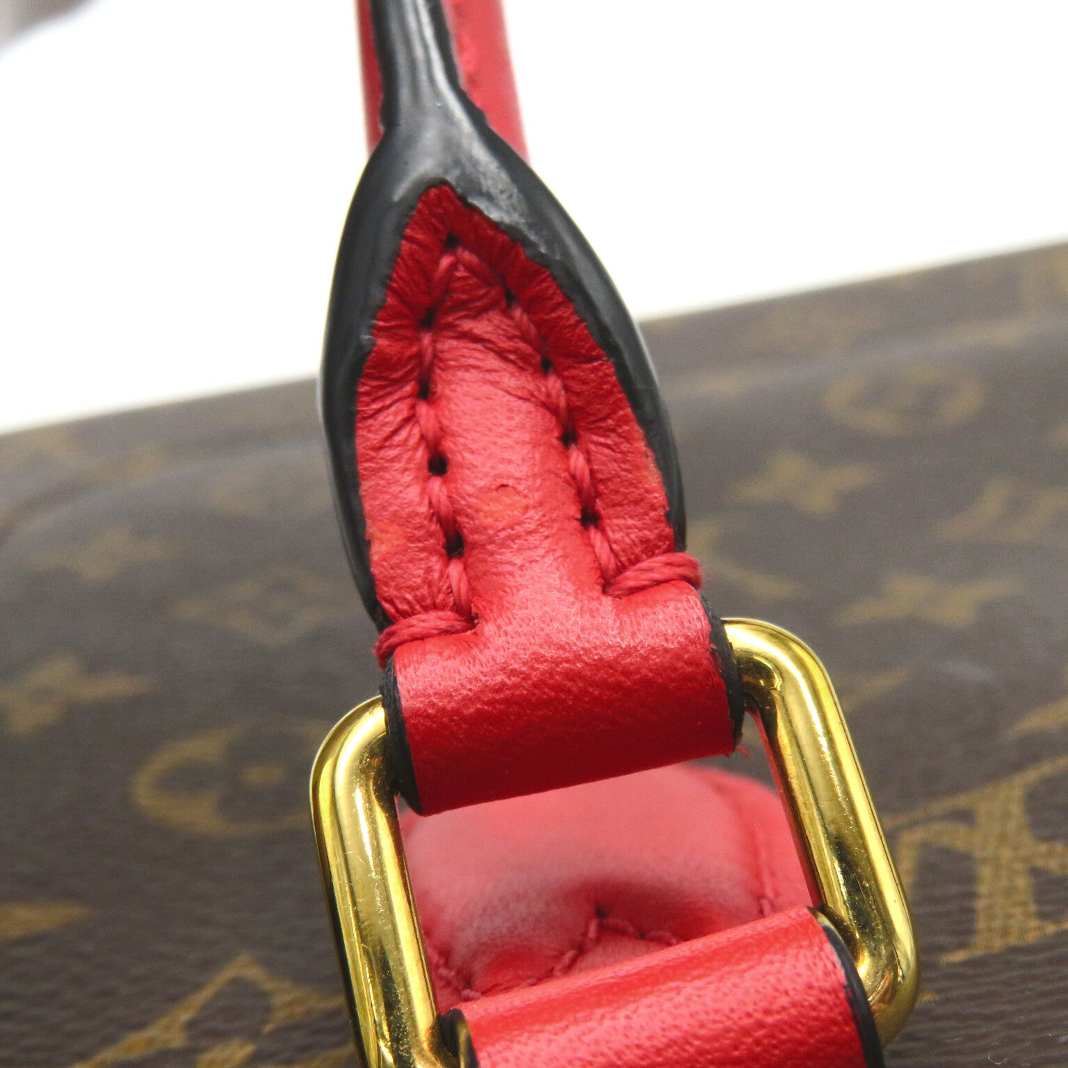 LOUIS VUITTON Monogram Flower Tote 2way Shoulder手挽肩背兩用袋紅色/啡色