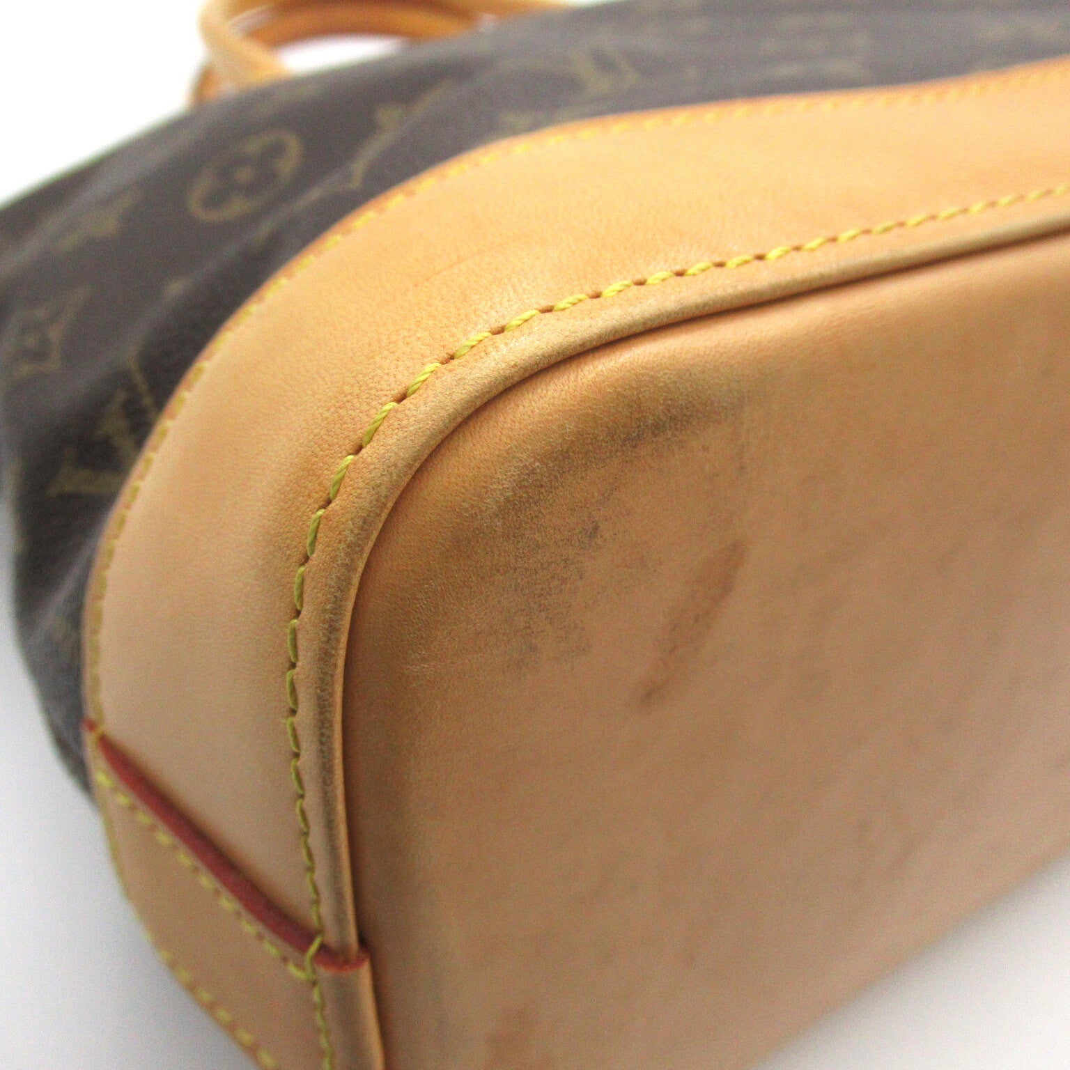 LOUIS VUITTON Monogram Lockit Horizontal金扣手挽袋啡色