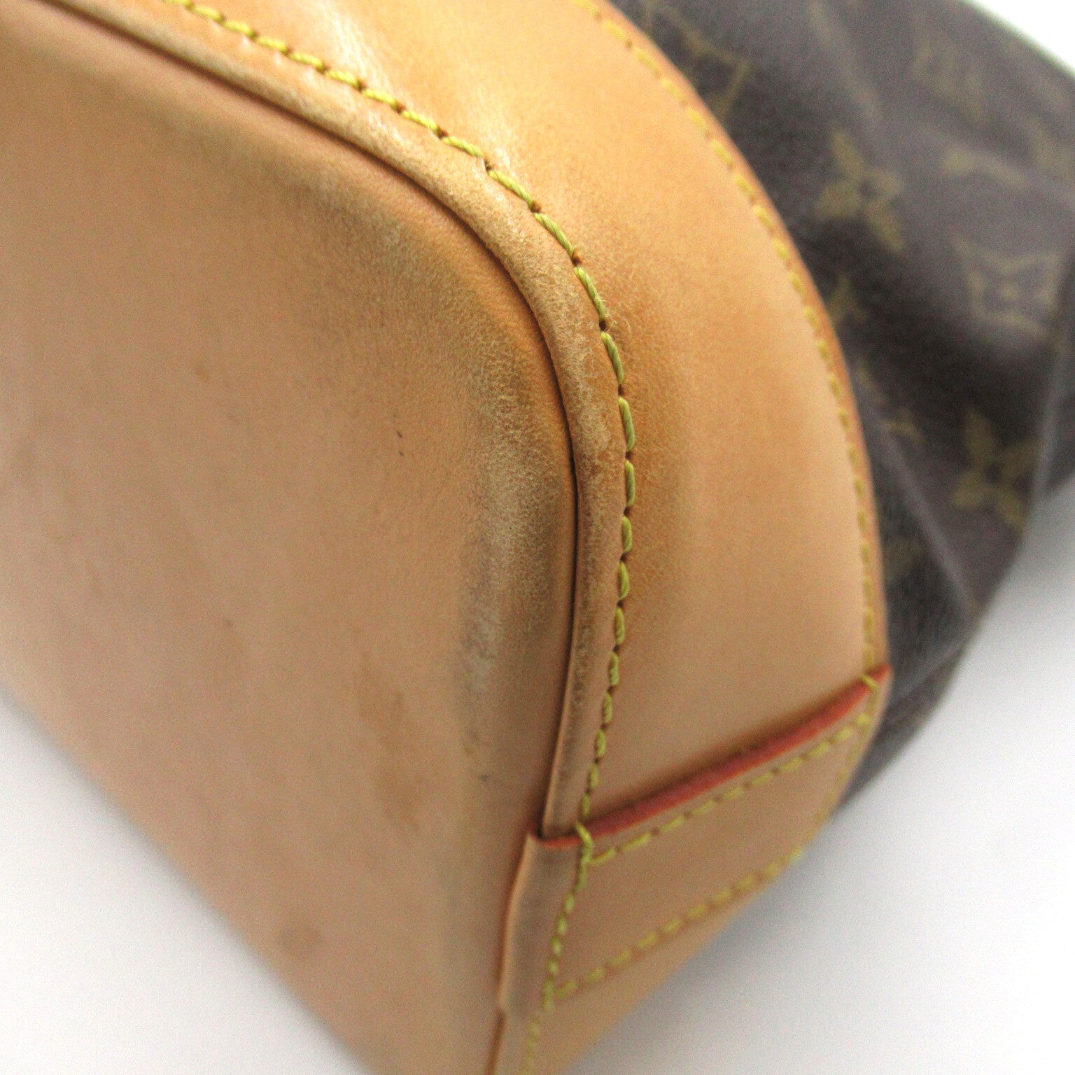 LOUIS VUITTON Monogram Lockit Horizontal金扣手挽袋啡色
