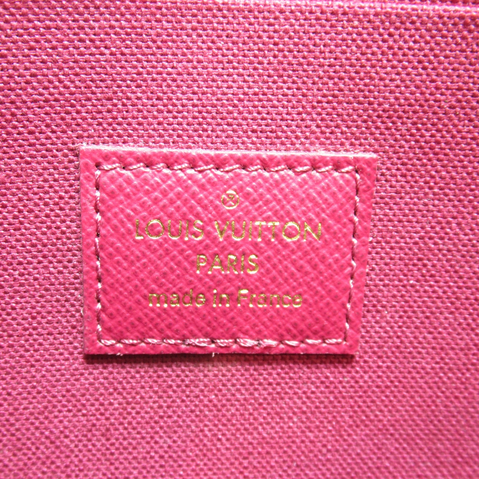 LOUIS VUITTON Monogram Pochette Felicie肩背袋啡色
