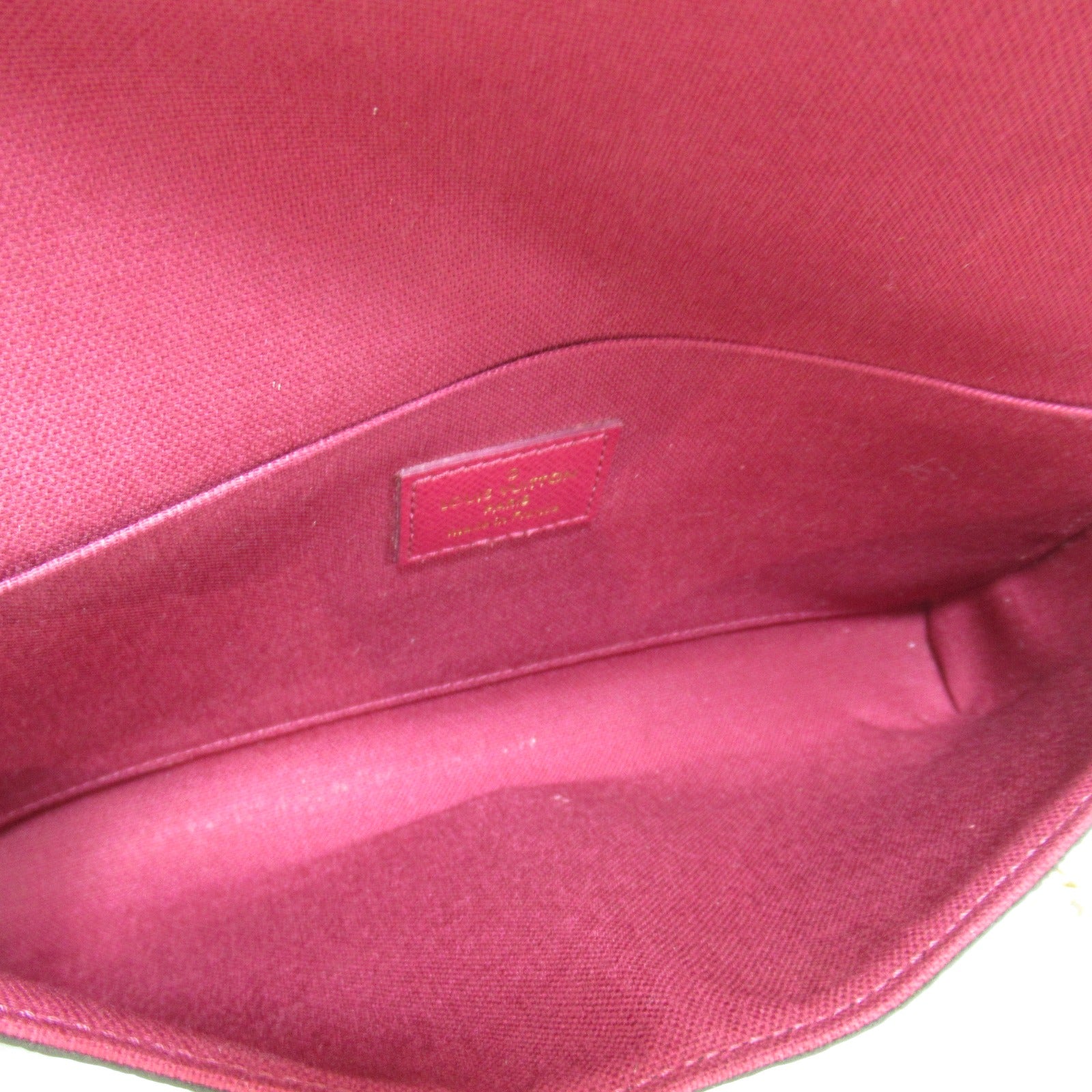 LOUIS VUITTON Monogram Pochette Felicie肩背袋啡色
