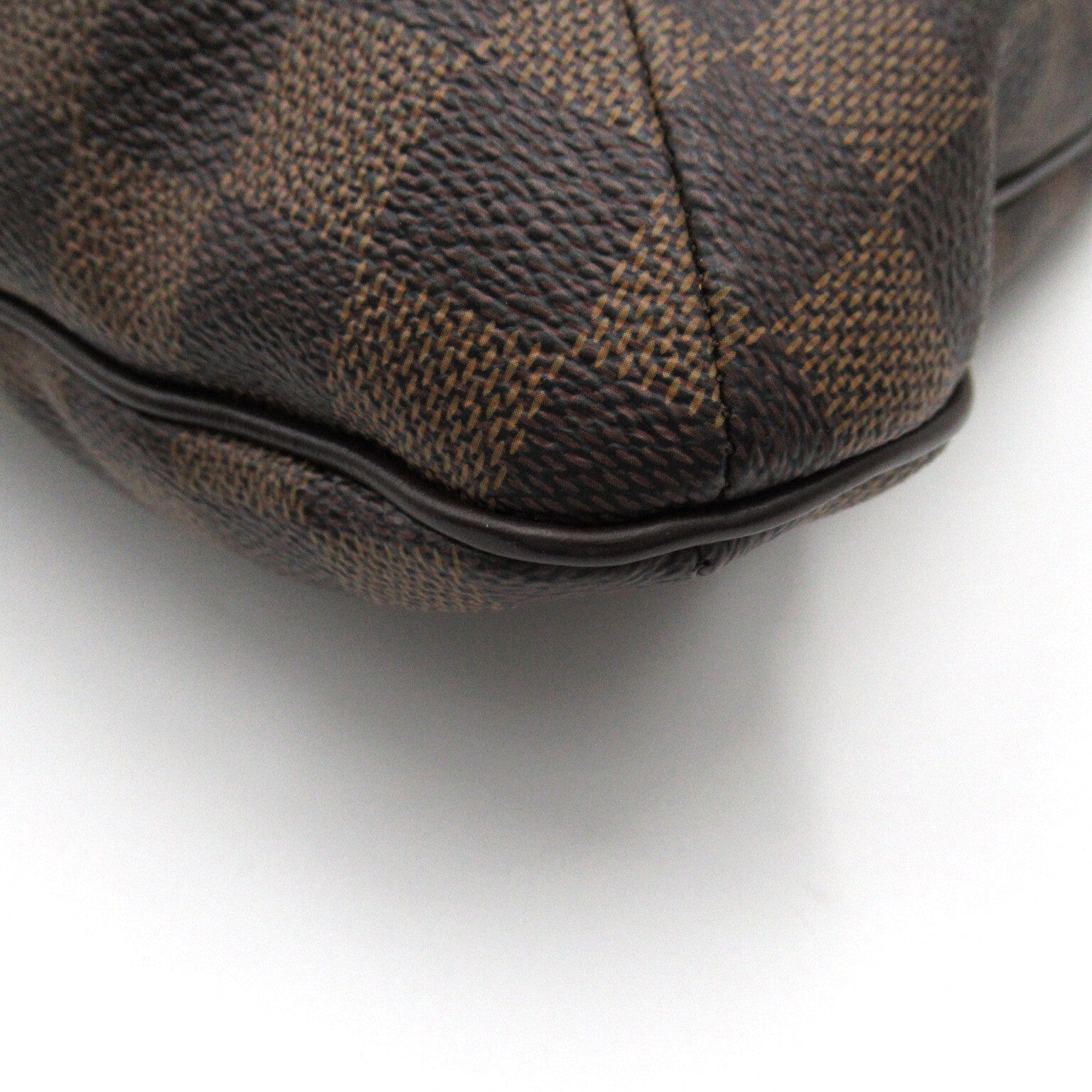 LOUIS VUITTON Damier Bloomsbury PM金扣肩背袋啡色