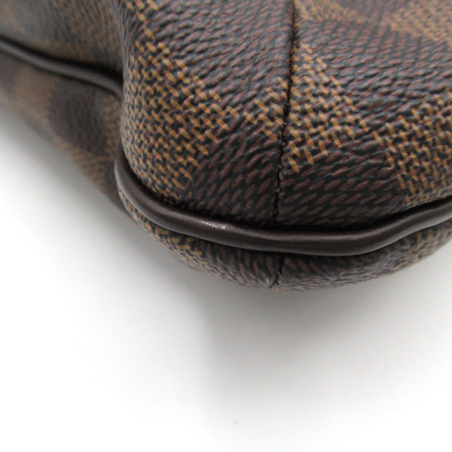 LOUIS VUITTON Damier Bloomsbury PM金扣肩背袋啡色