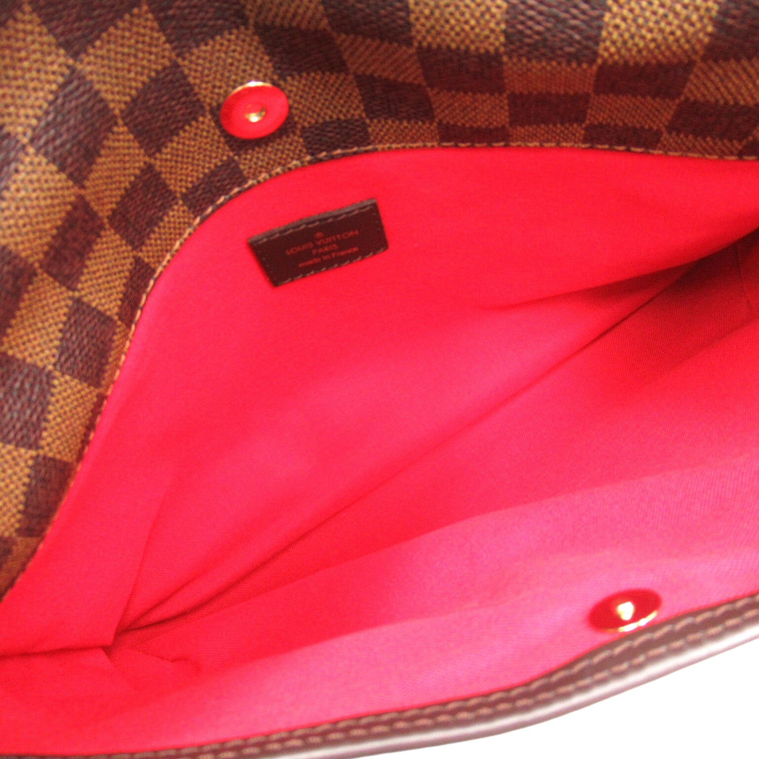 LOUIS VUITTON Damier Bloomsbury PM金扣肩背袋啡色