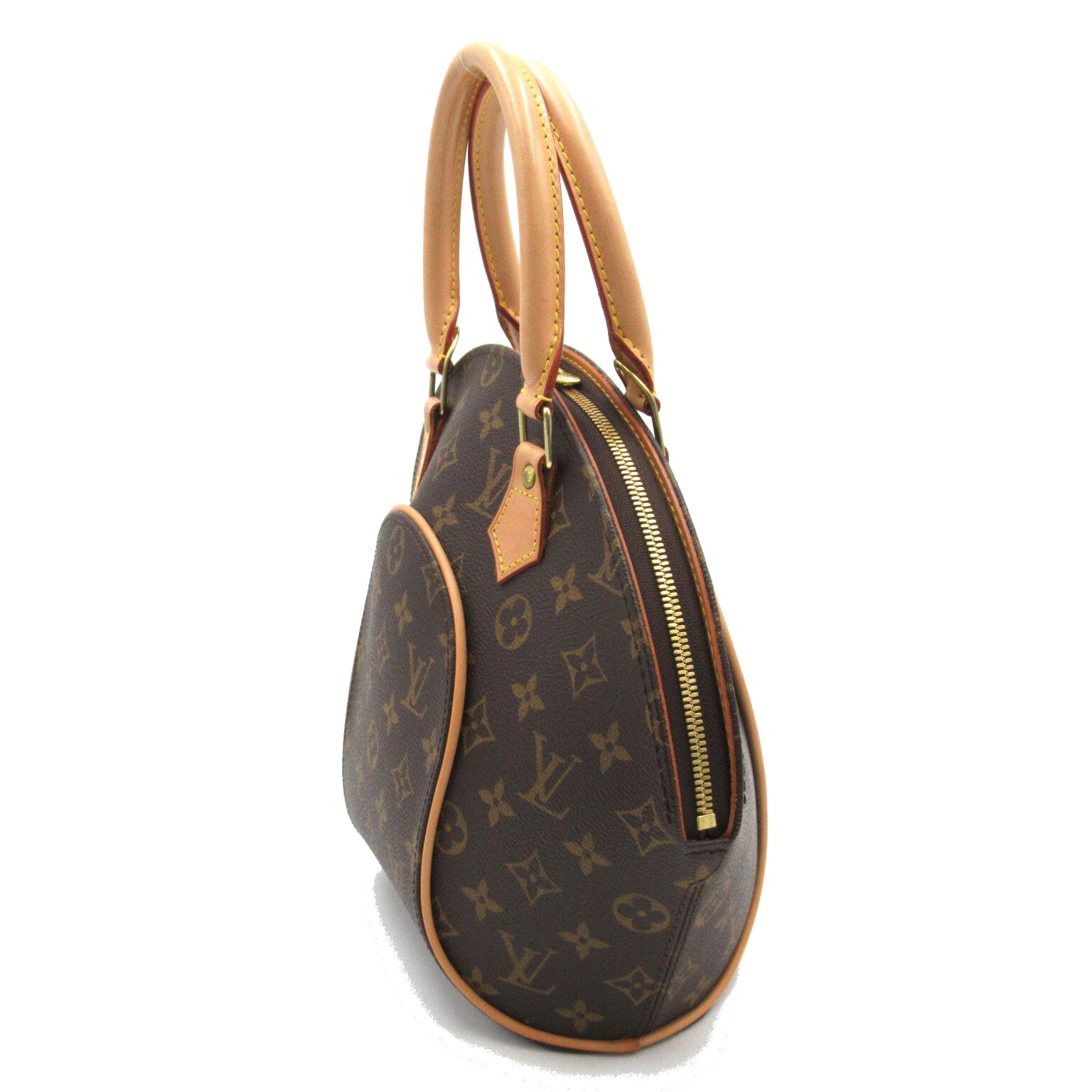LOUIS VUITTON Monogram Elipse PM手挽袋啡色