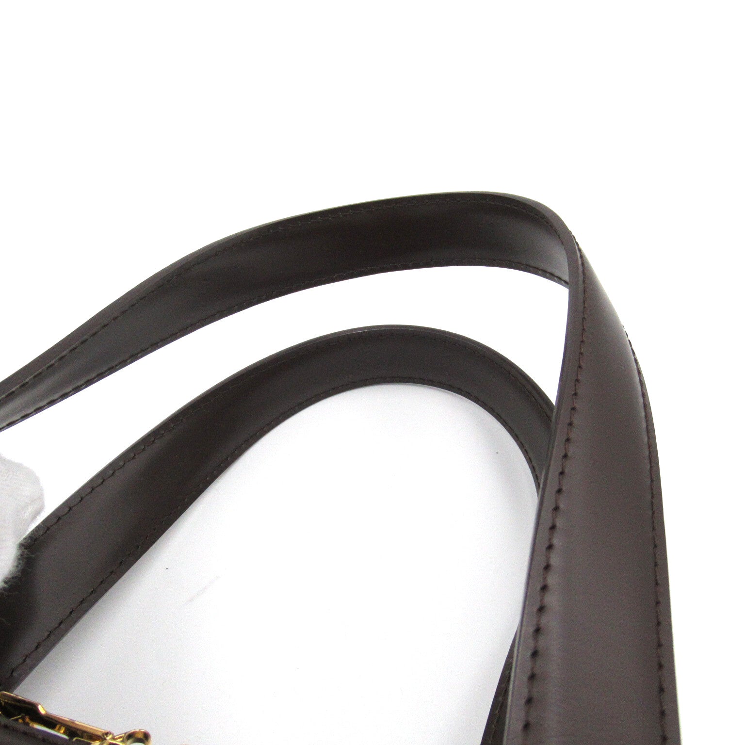 LOUIS VUITTON Damier Verona MM金扣肩背袋啡色