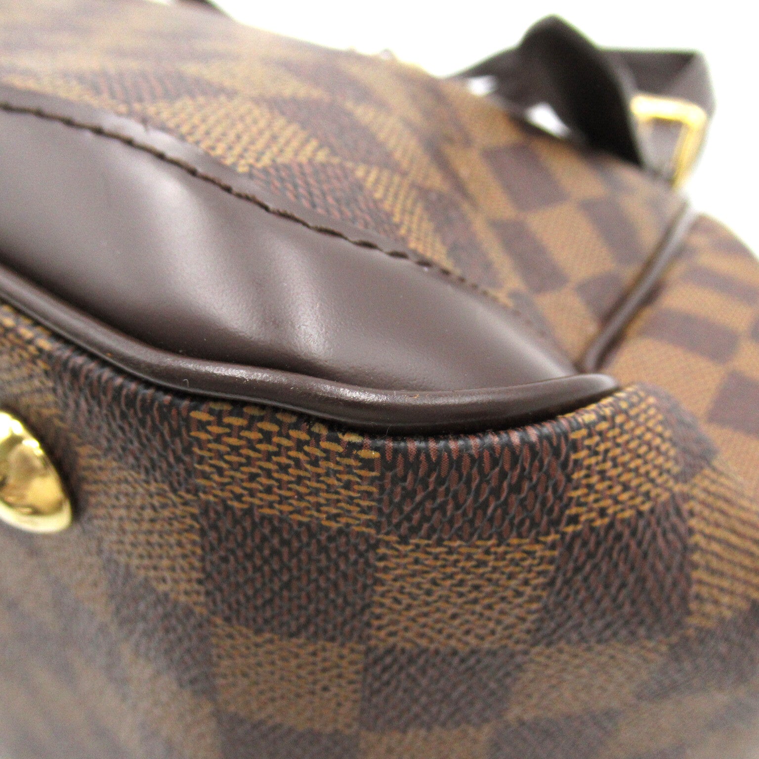 LOUIS VUITTON Damier Verona MM金扣肩背袋啡色