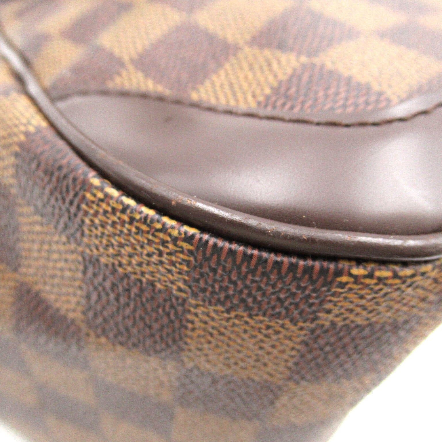 LOUIS VUITTON Damier Verona MM金扣肩背袋啡色