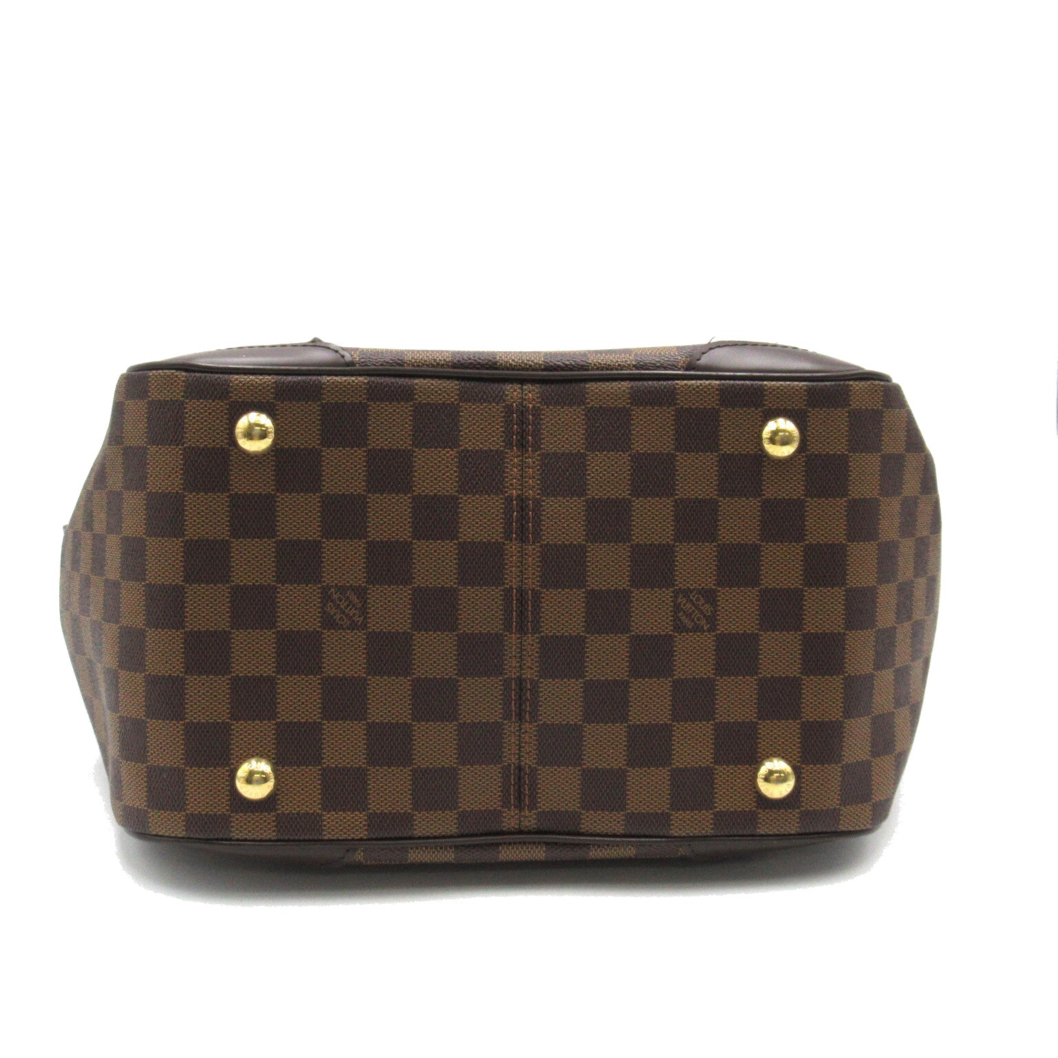 LOUIS VUITTON Damier Verona MM金扣肩背袋啡色