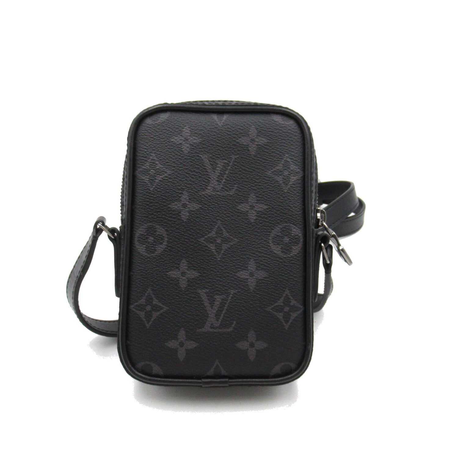 LOUIS VUITTON Monogram Eclipse Danube PPM肩背袋黑色