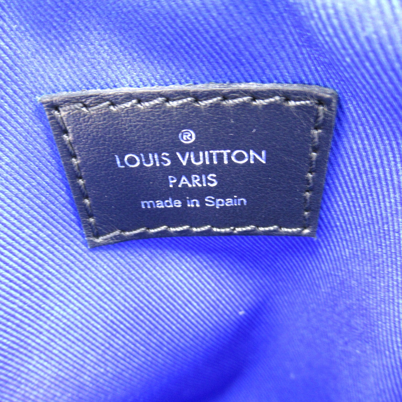 LOUIS VUITTON Monogram Eclipse Danube PPM肩背袋黑色