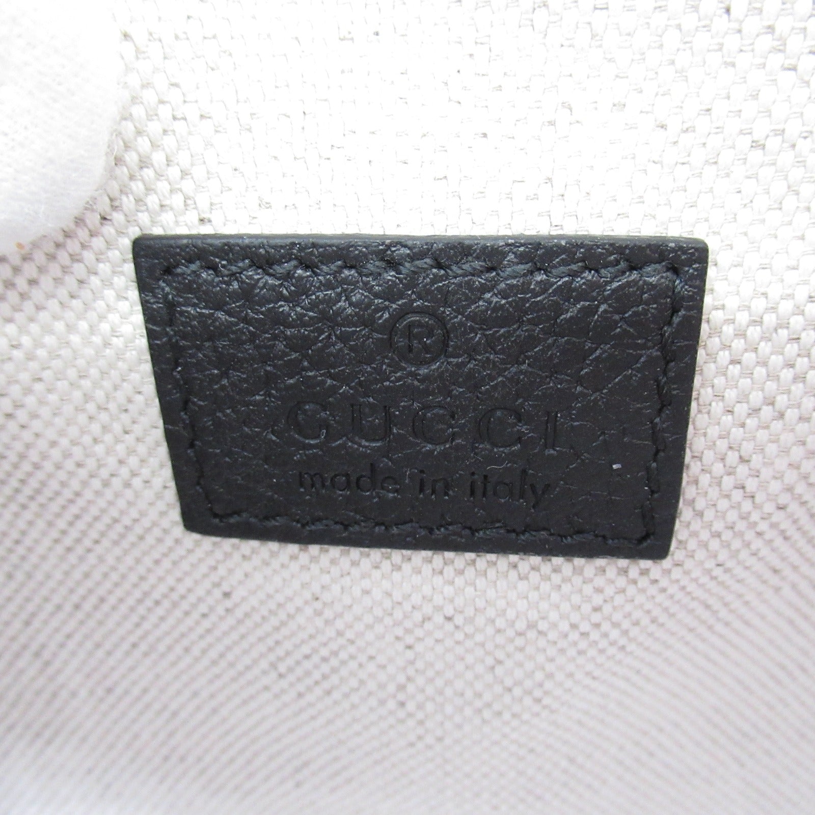 GUCCI 牛皮皮革GG Small Belt Waist Bag腰包/肩背袋黑色