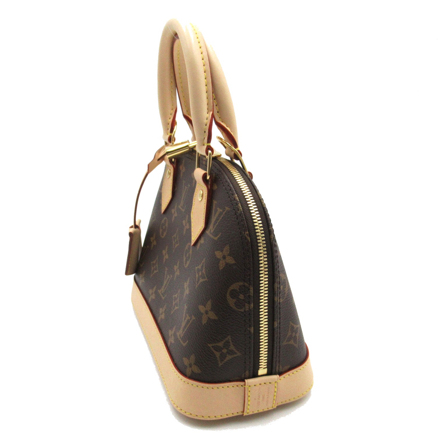 LOUIS VUITTON Monogram Alma BB金扣手挽肩背兩用袋啡色