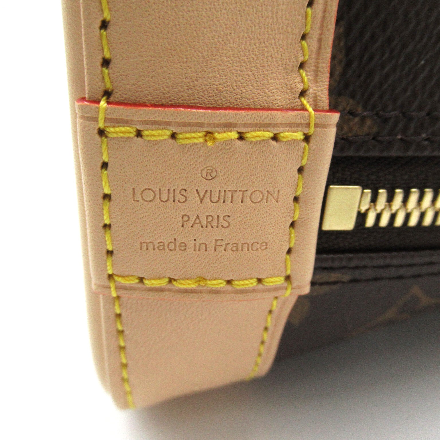 LOUIS VUITTON Monogram Alma BB金扣手挽肩背兩用袋啡色