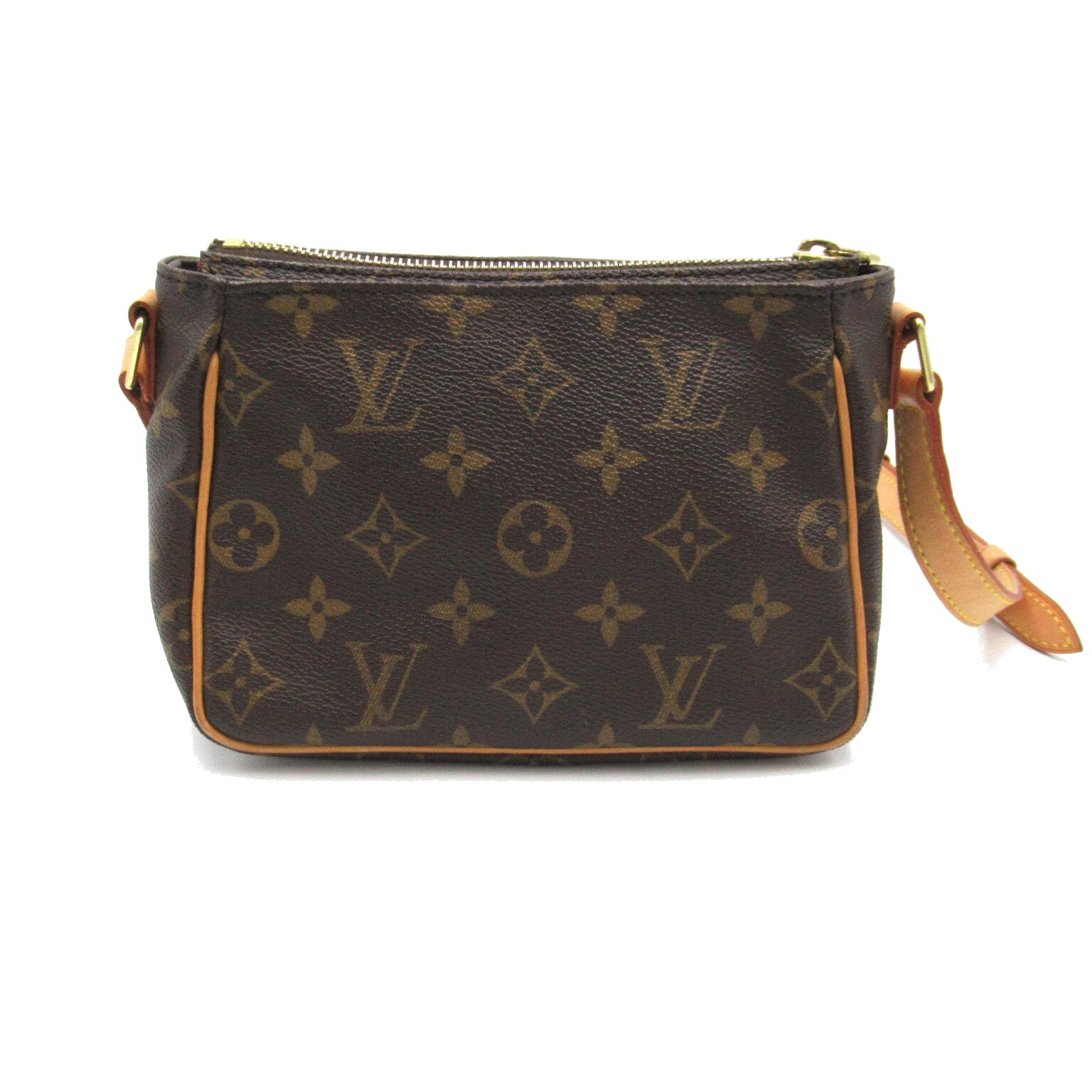 LOUIS VUITTON Monogram Viva Cite PM肩背袋啡色