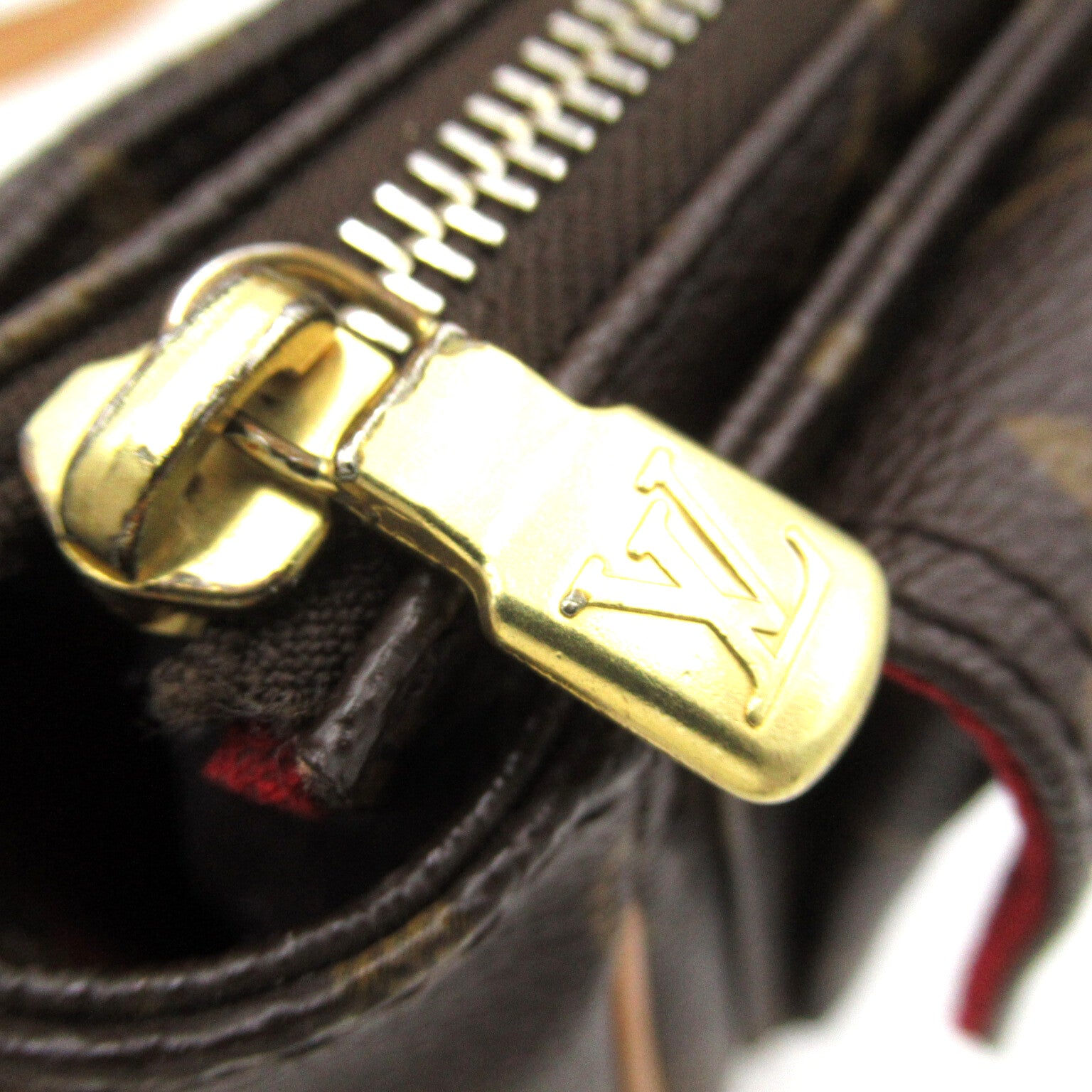 LOUIS VUITTON Monogram Viva Cite PM肩背袋啡色