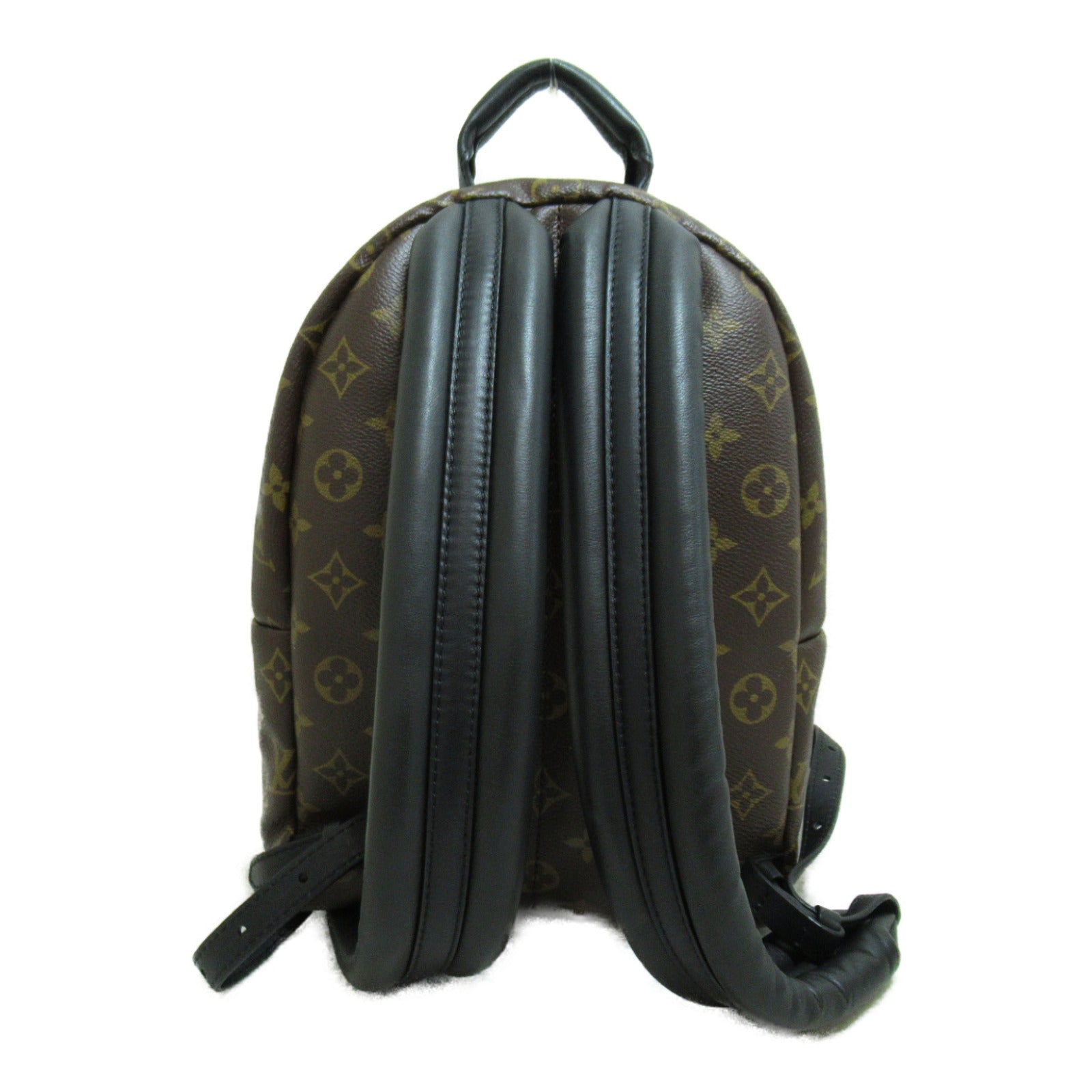 LOUIS VUITTON Monogram Macassar Palm Springs PM背包啡色