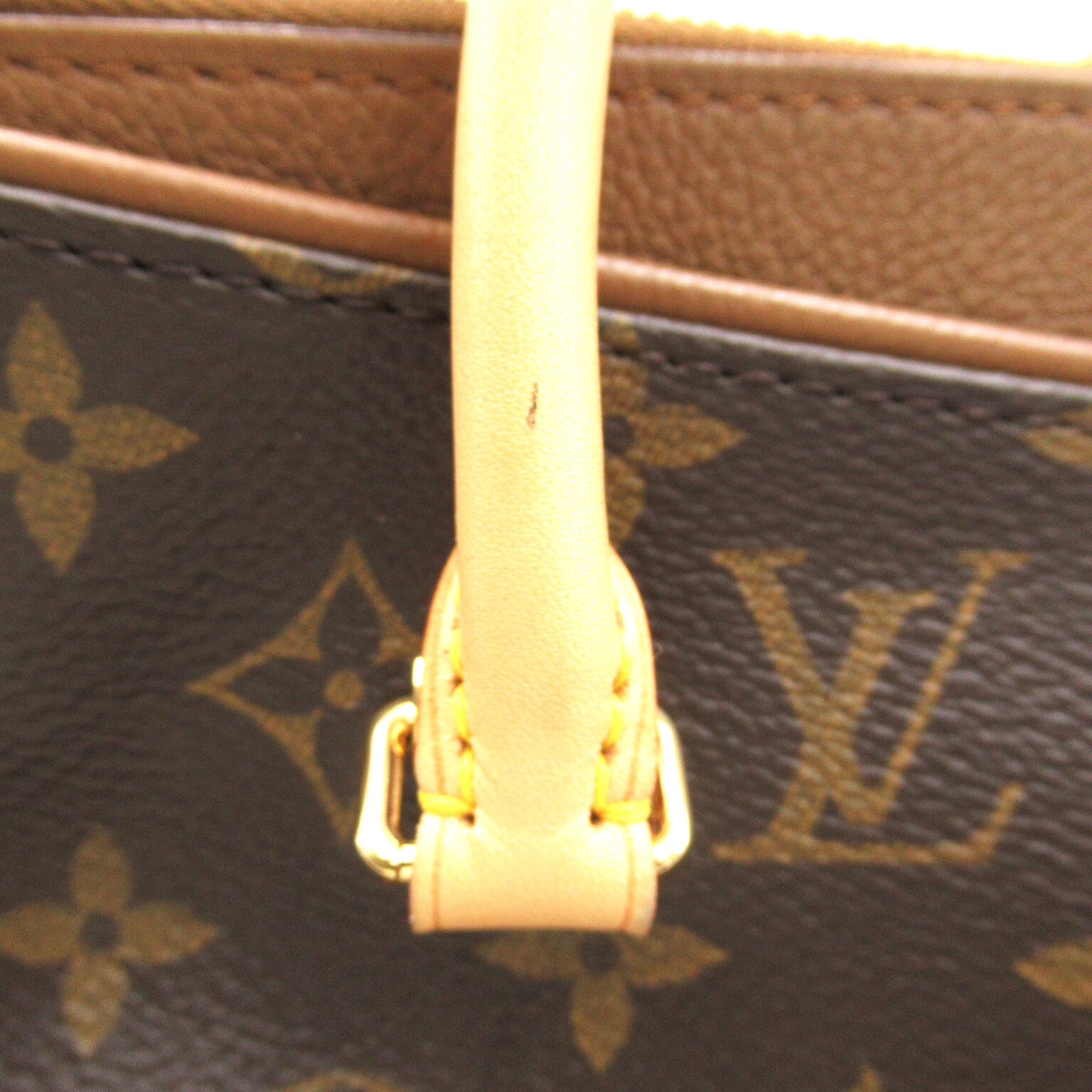 LOUIS VUITTON Monogram Pallas手挽肩背兩用袋啡色