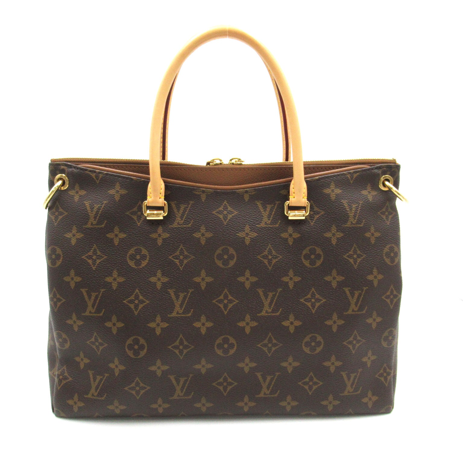 LOUIS VUITTON Monogram Pallas手挽肩背兩用袋啡色