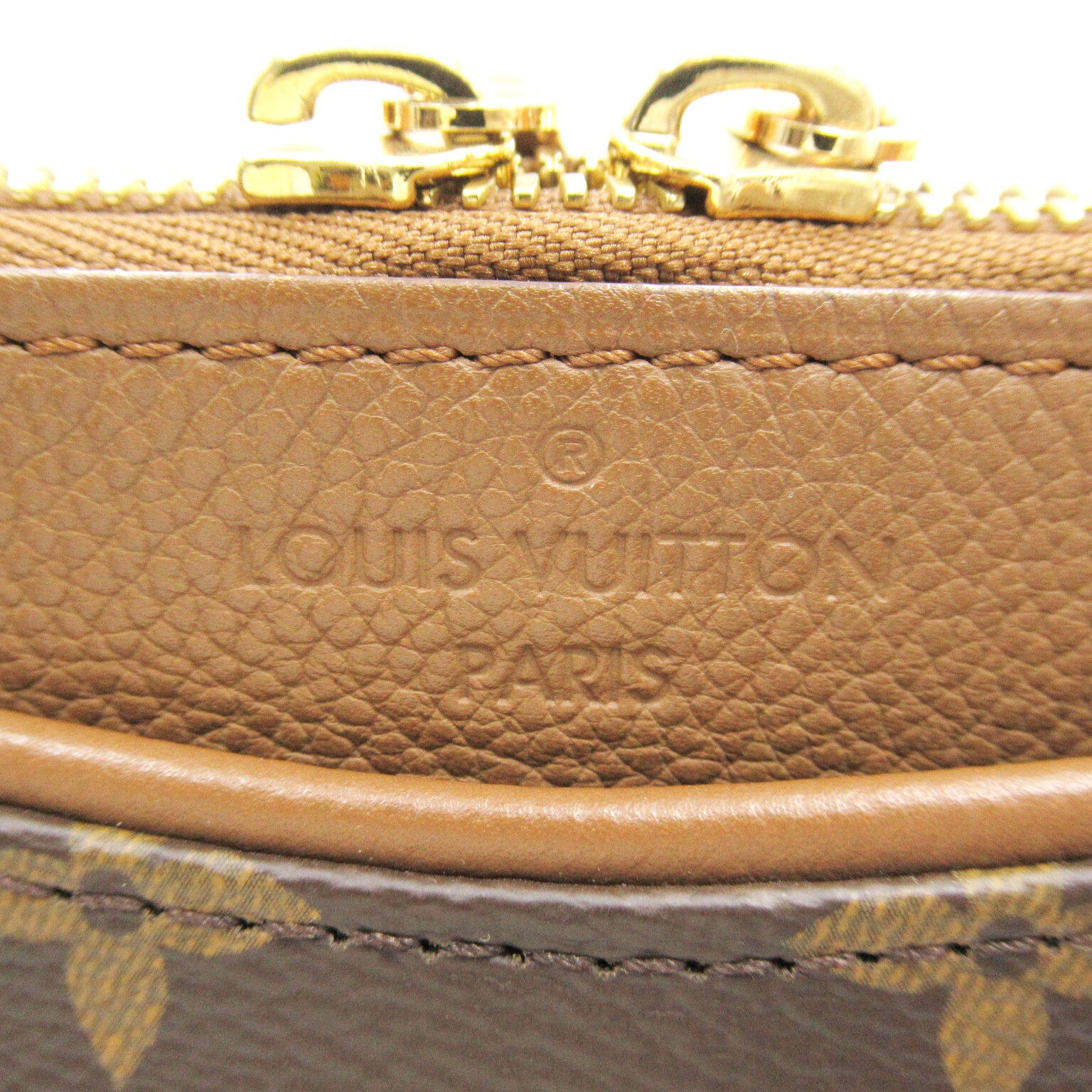 LOUIS VUITTON Monogram Pallas手挽肩背兩用袋啡色