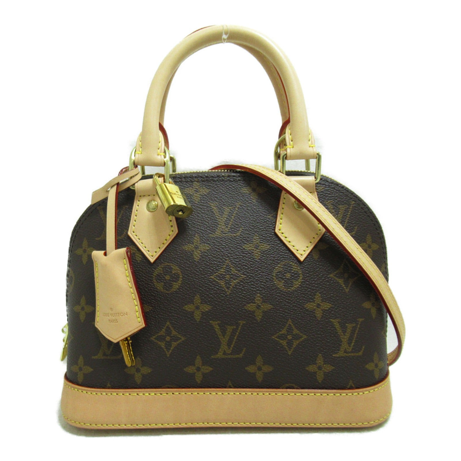 LOUIS VUITTON Monogram Alma BB手手挽肩背兩用袋啡色