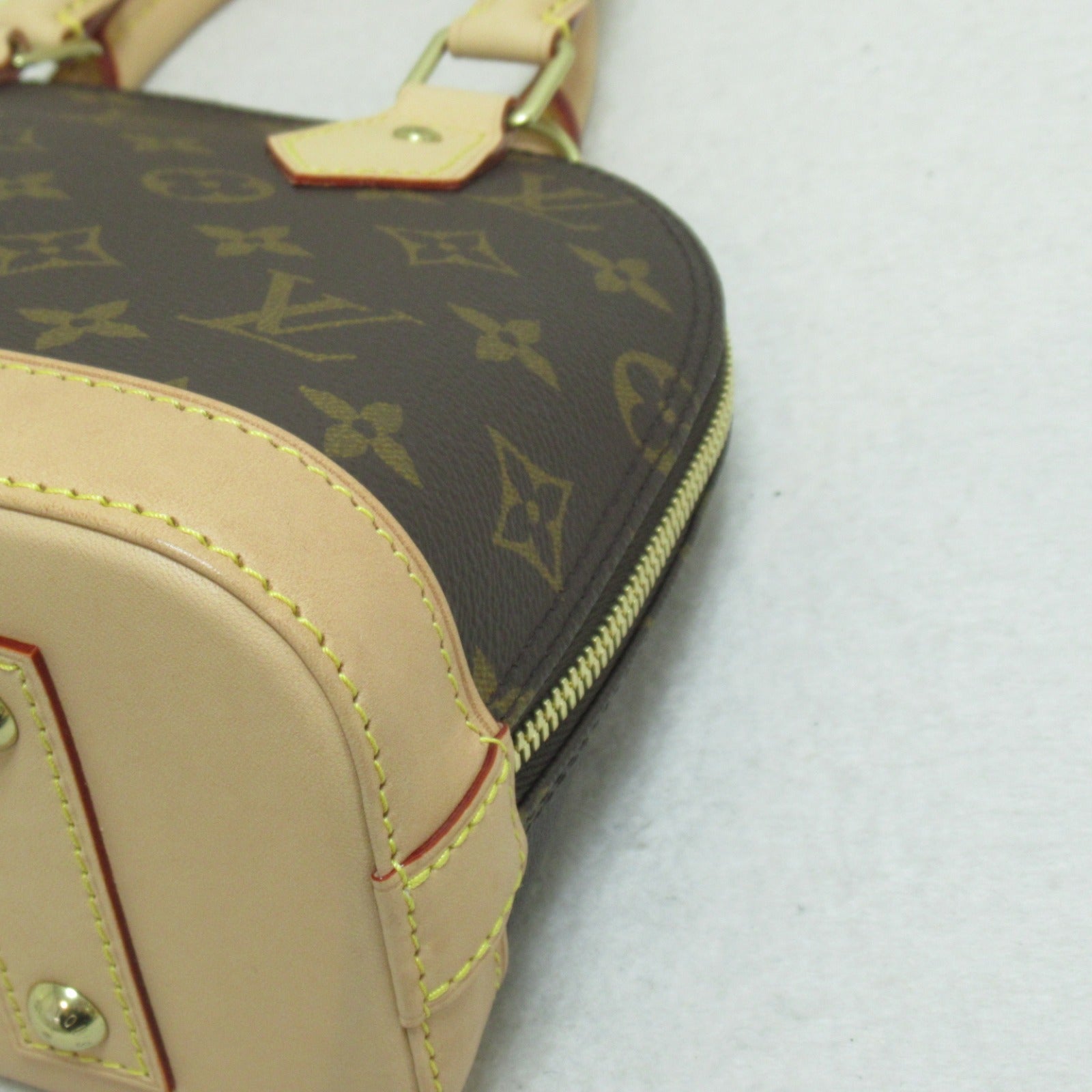 LOUIS VUITTON Monogram Alma BB手手挽肩背兩用袋啡色