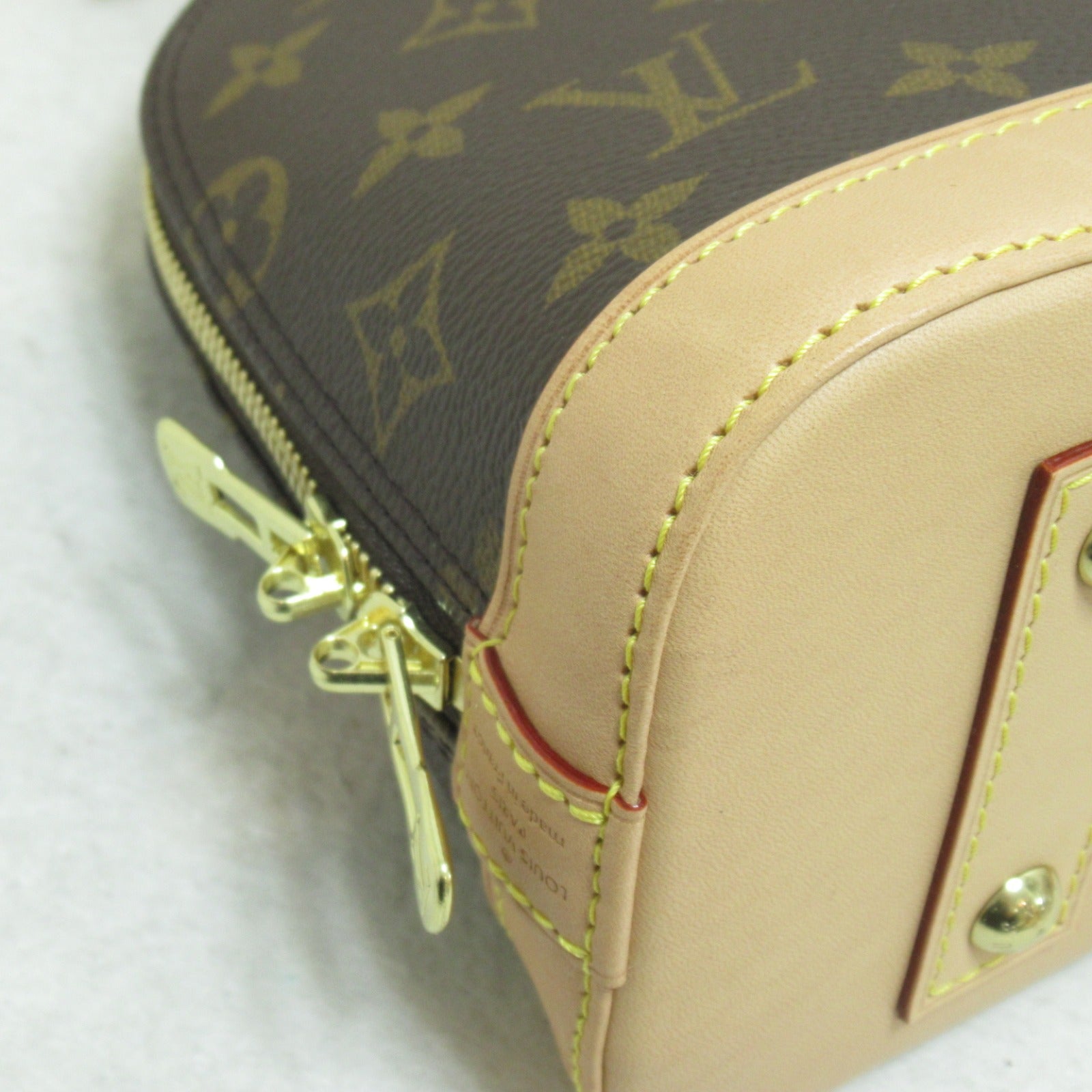 LOUIS VUITTON Monogram Alma BB手手挽肩背兩用袋啡色