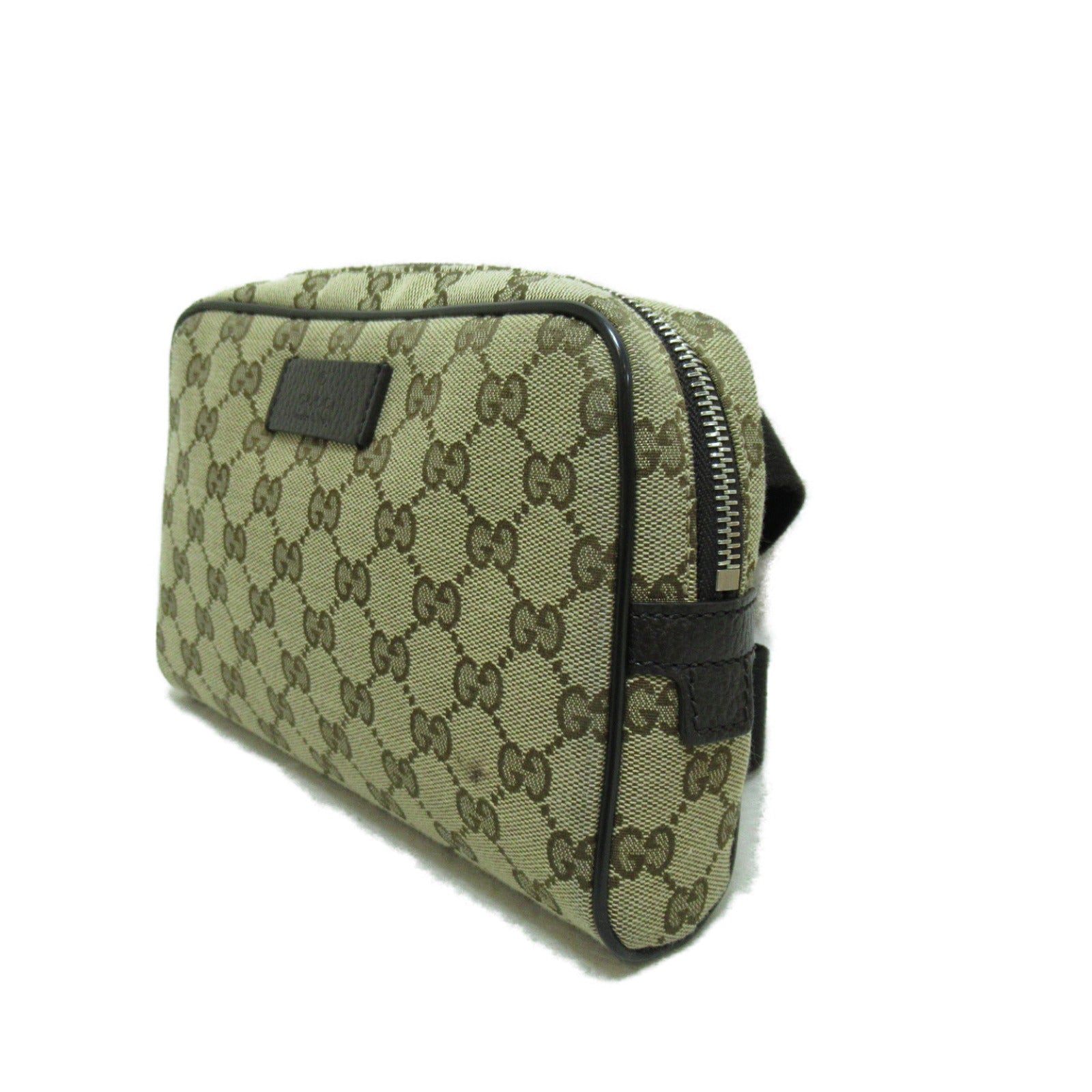 GUCCI 帆布Waist Bag腰包啡色